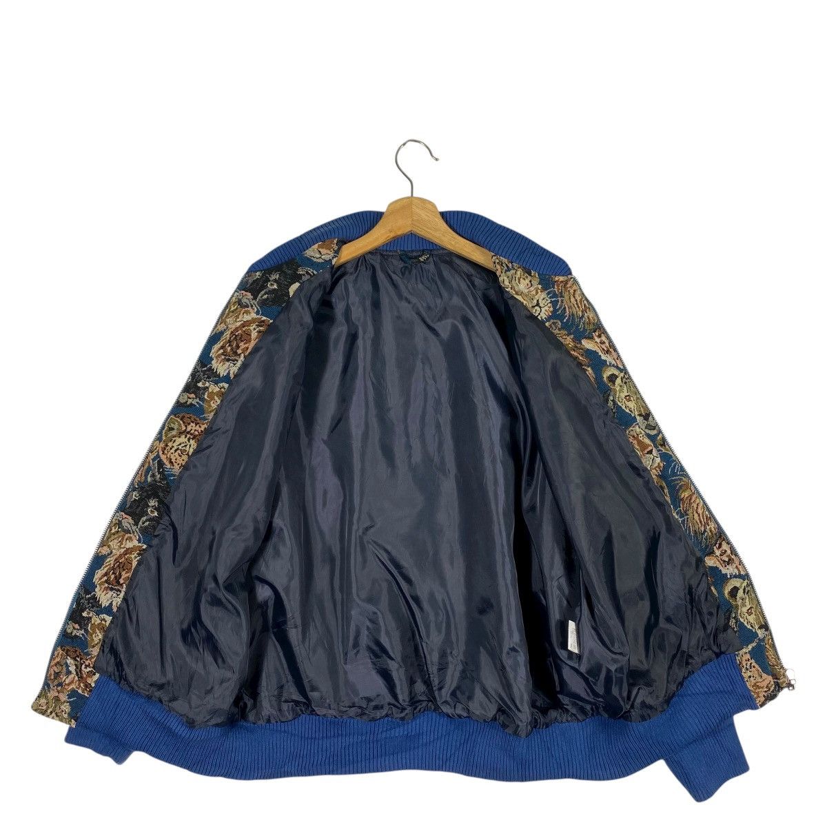 Japanese Brand Vintage Goblan Panther Lion Full Print Bomber Jacket Size US L / EU 52-54 / 3 - 10 Thumbnail