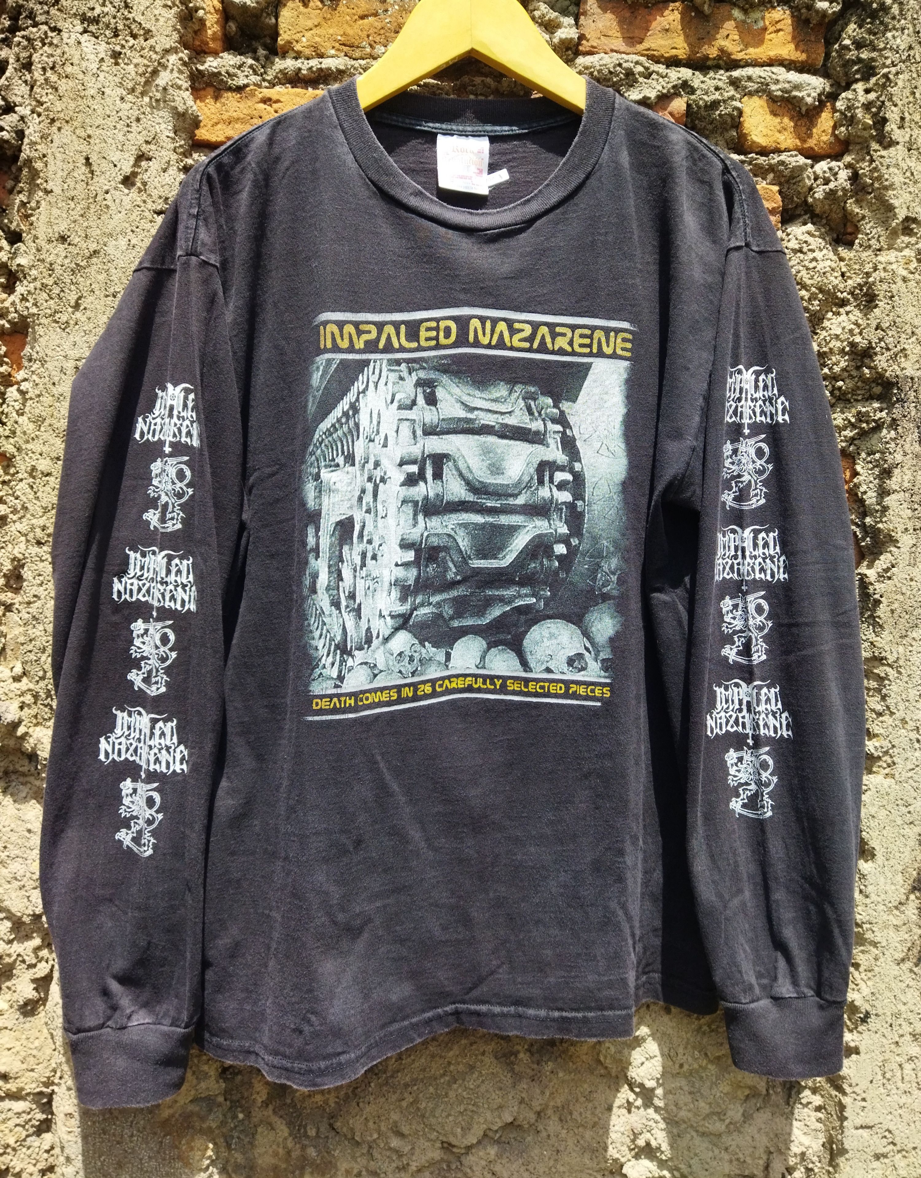 Band Tees IMPALED NAZARENE death comes in 26 carefully selected pieces Size US L / EU 52-54 / 3 - 1 Thumbnail