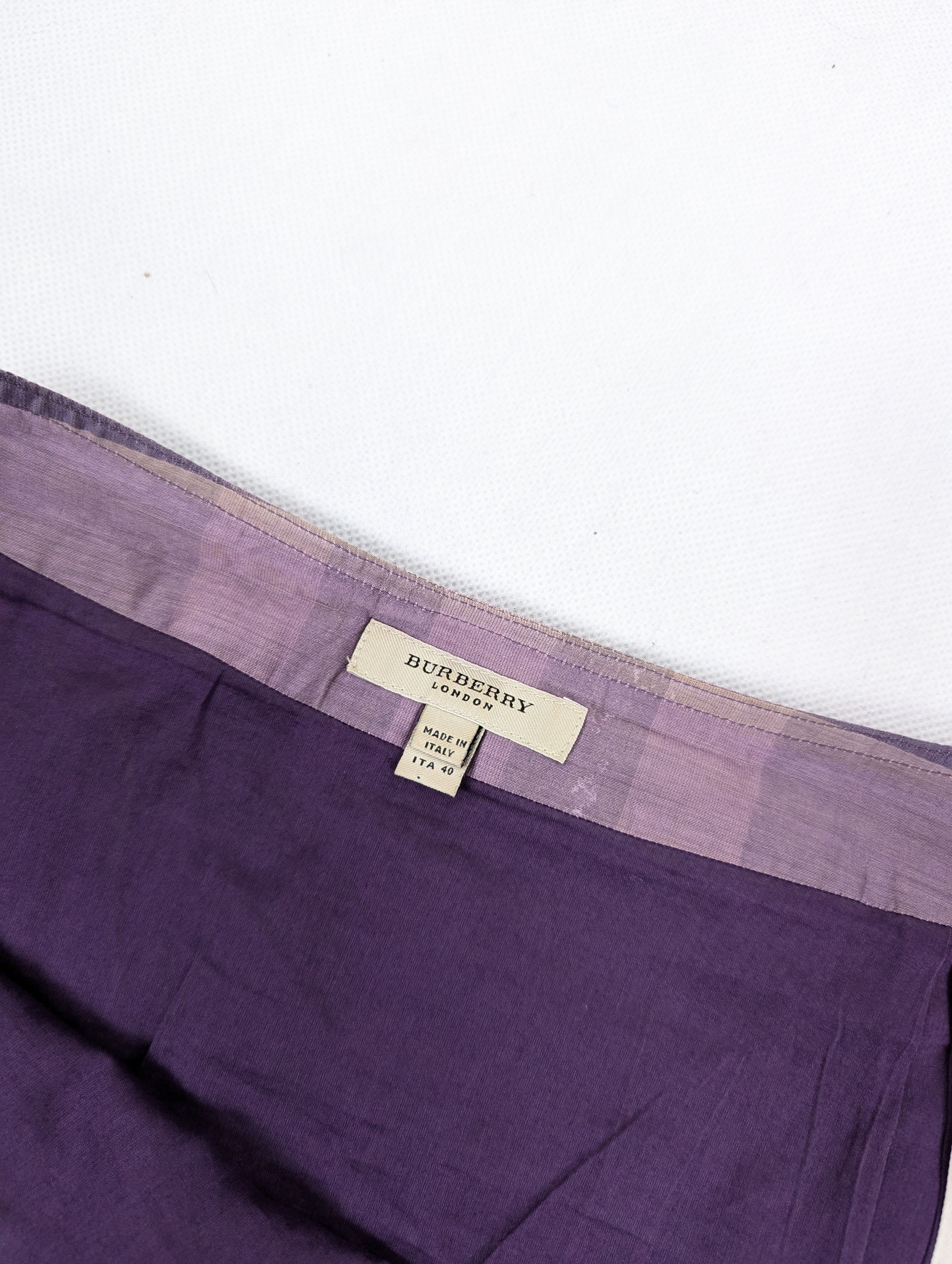 Burberry Burberry purple skirt Size 27" / US 4 / IT 40 - 4 Thumbnail