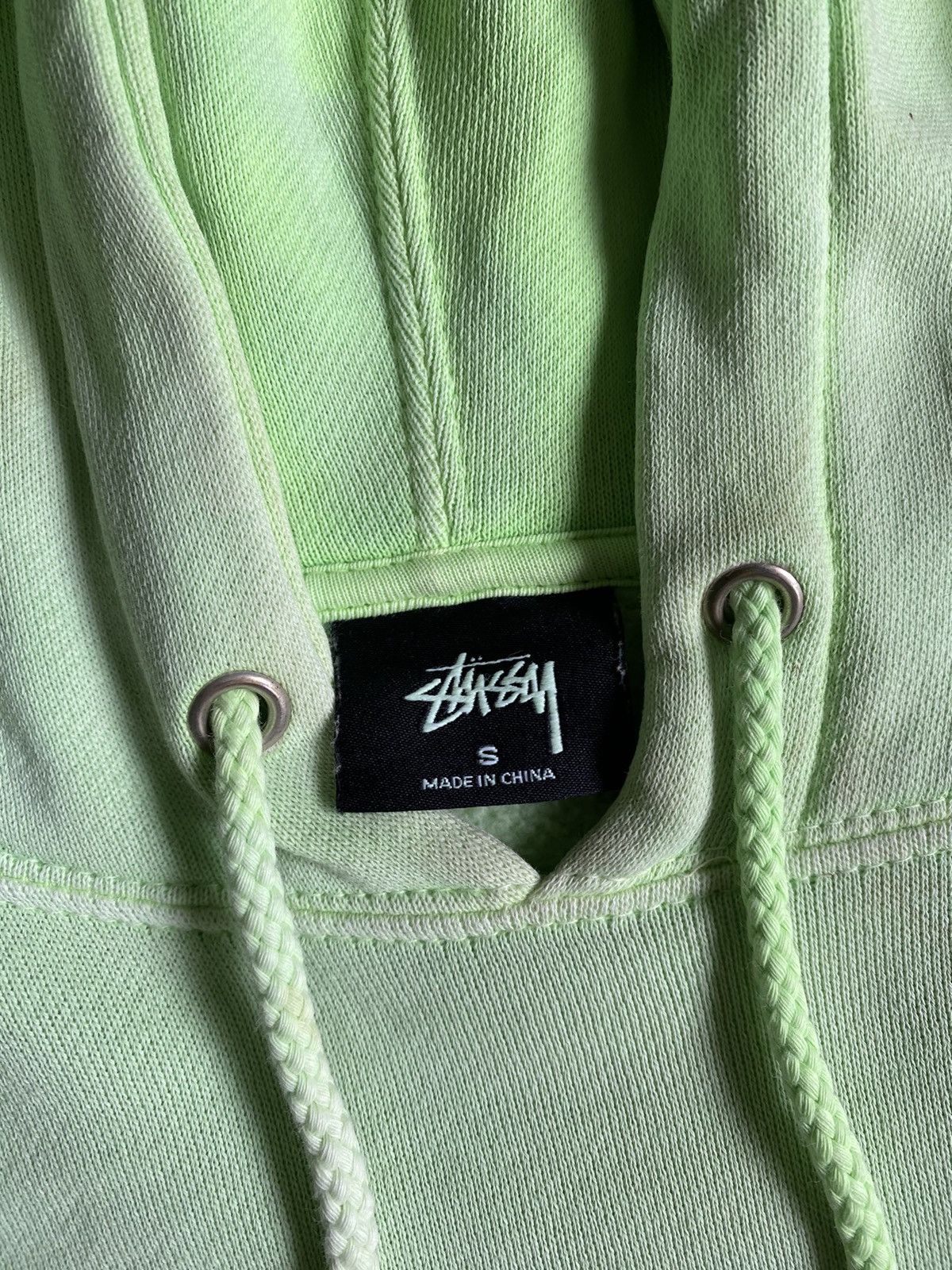 Stussy Stussy Faded Green Hoodies Size US S / EU 44-46 / 1 - 7 Thumbnail