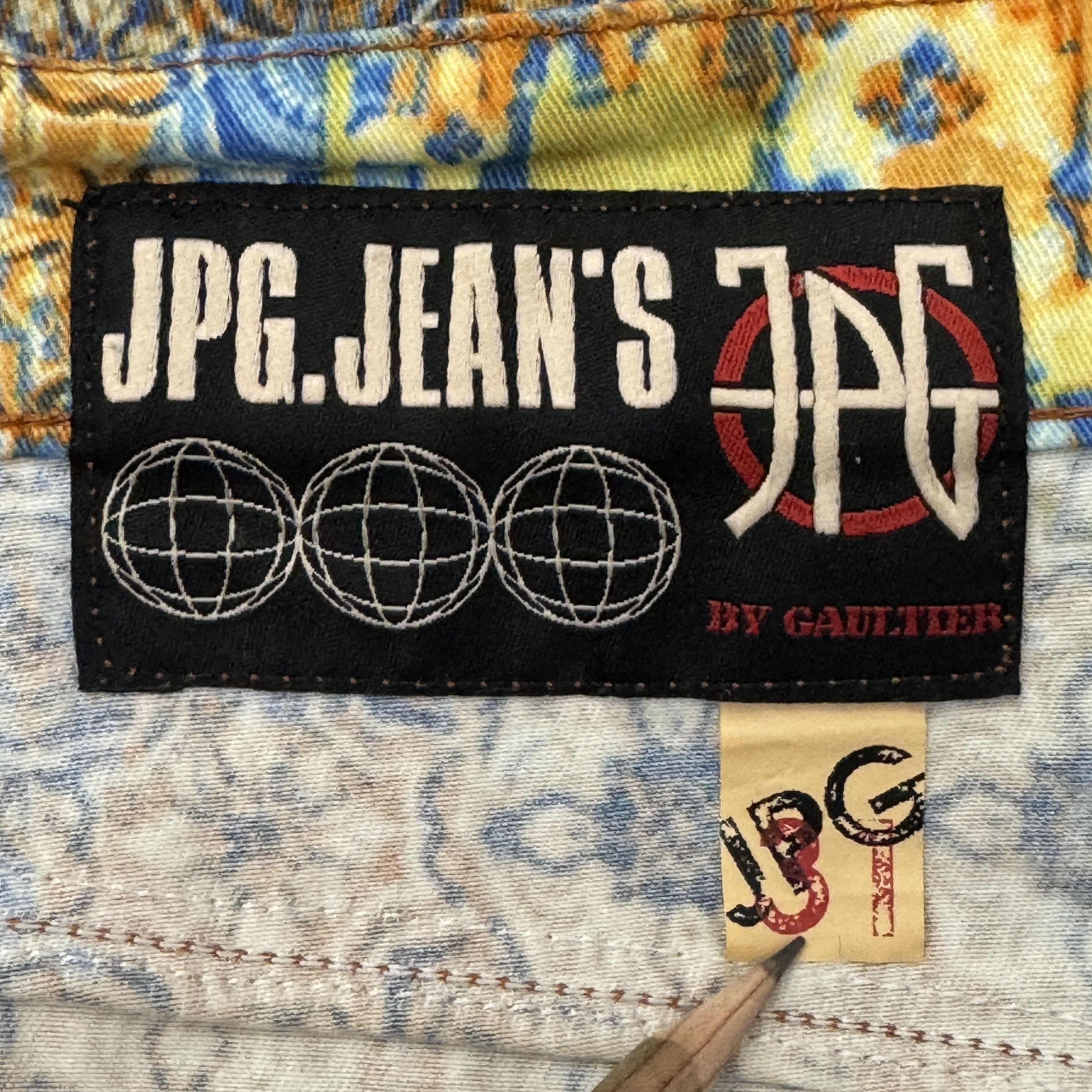 Jean Paul Gaultier Print Jeans Size 31" - 8 Thumbnail