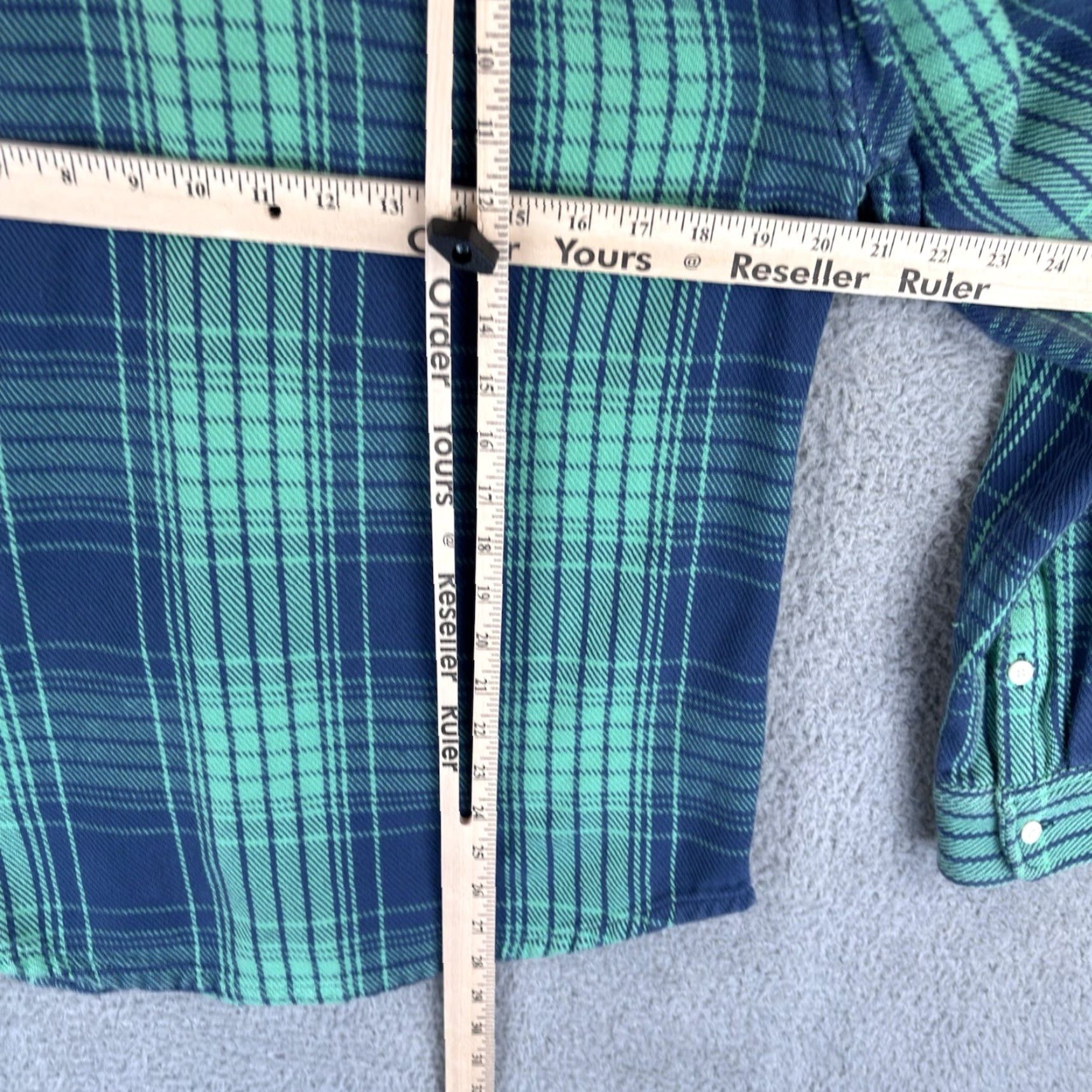 Outerknown VINTAGE Outerknown Button-Up Shirt Mens Small Green Plaid Cotton Flannel Outdoor Pocketed Size US S / EU 44-46 / 1 - 4 Thumbnail