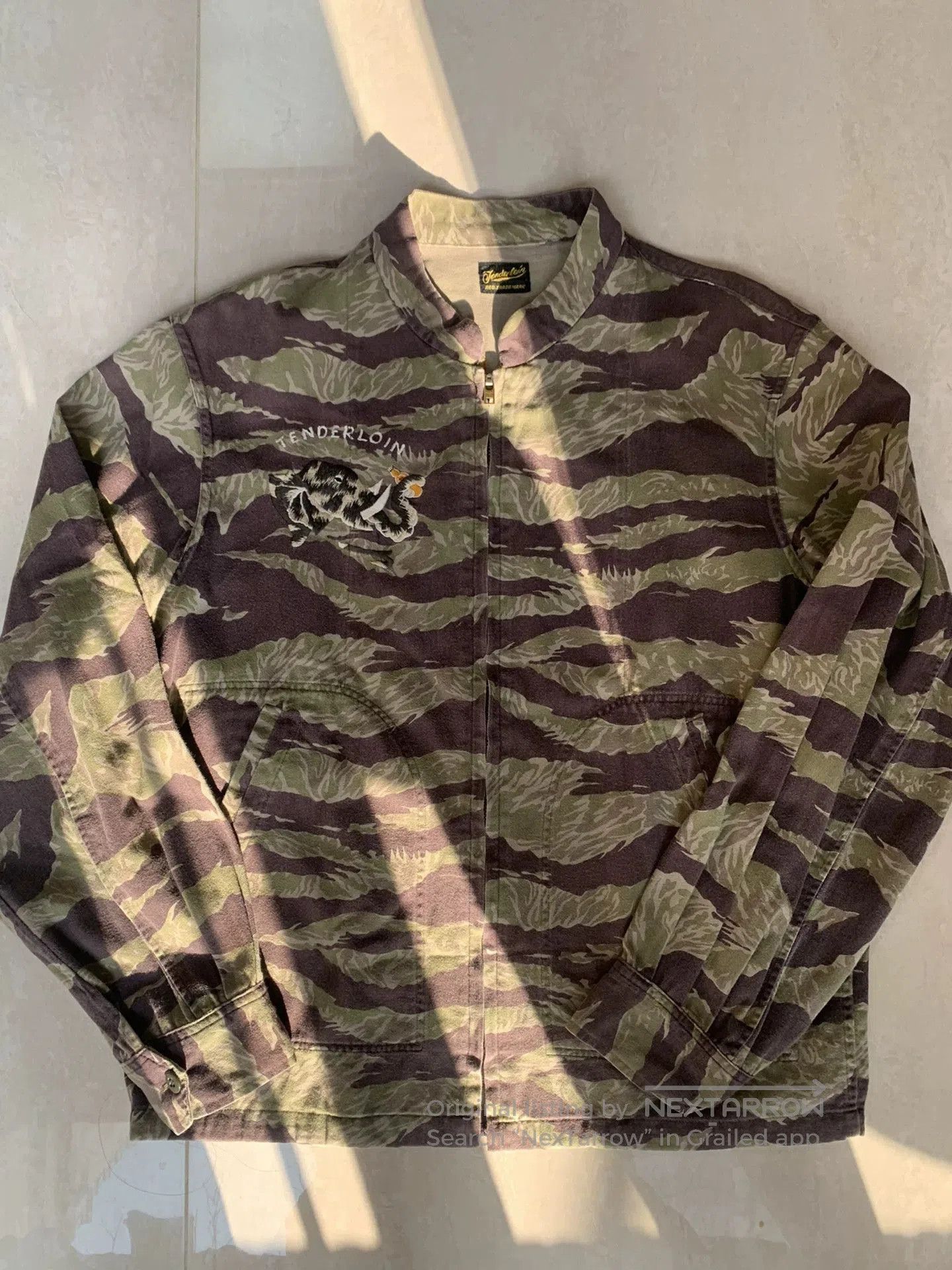 Tenderloin Tenderloin Elephant Embroidered Tiger Stripe Jacket. Size US S / EU 44-46 / 1 - 1 Thumbnail