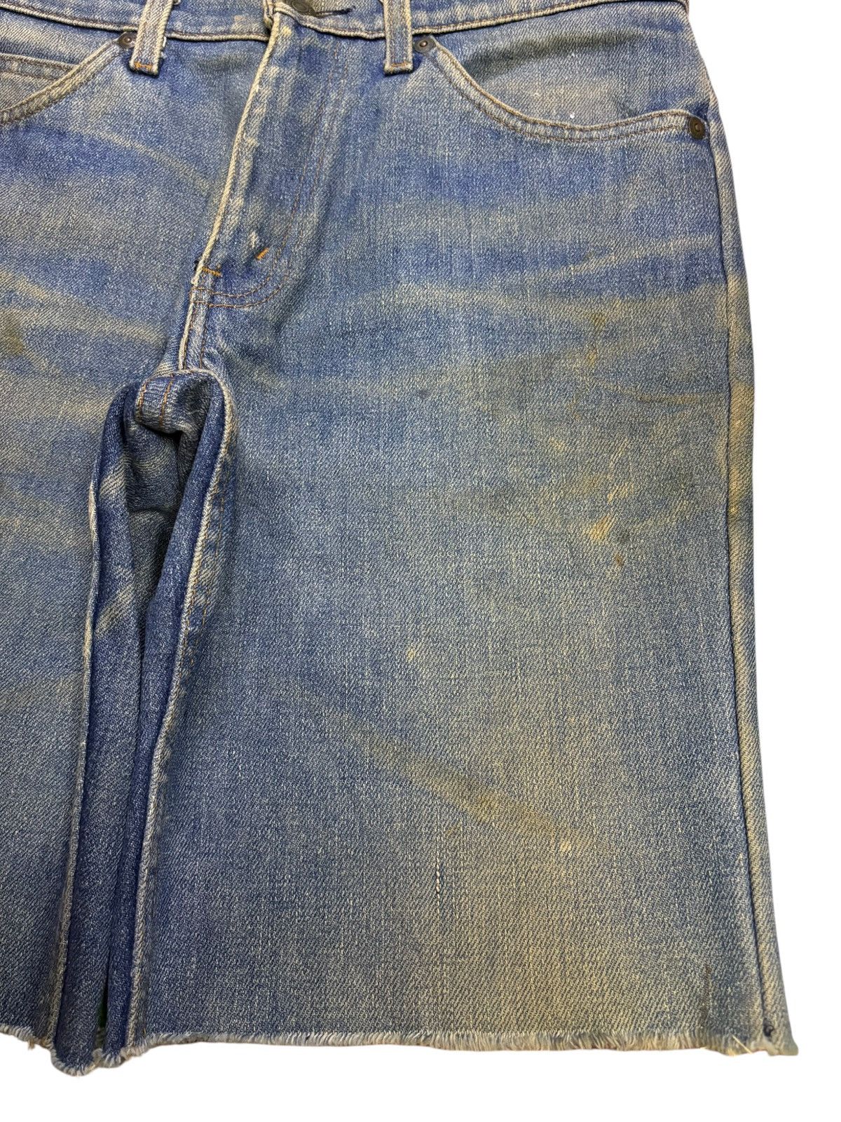 Levi's × Levi's Vintage Clothing Vintage 70s Levis Orange Tab Rusty Mud Loose Jean Short Jort Size US 30 / EU 46 - 8 Thumbnail