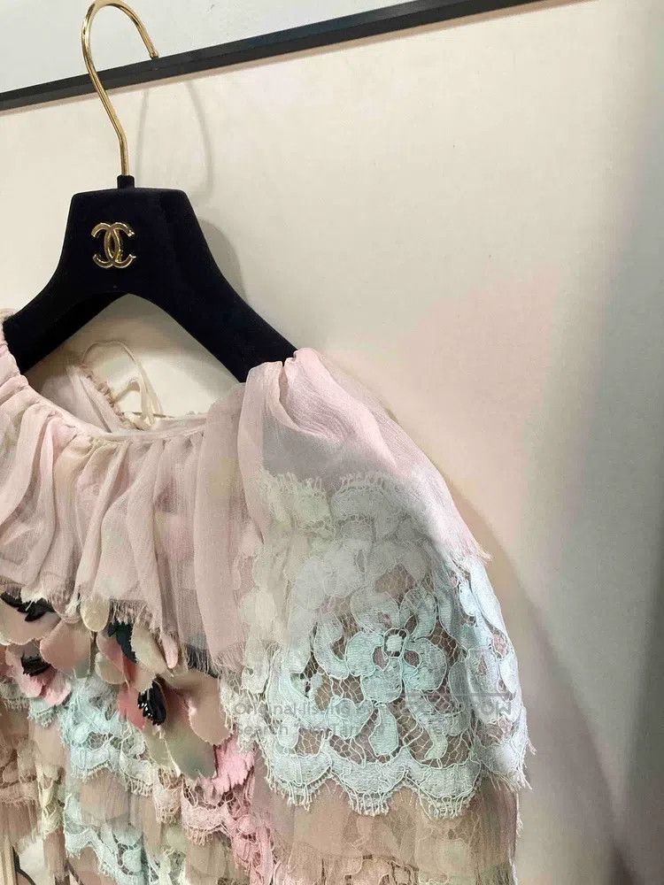 Chanel Chanel Roman series dreamy flower embroidered cloak Size XS / US 0-2 / IT 36-38 - 3 Thumbnail