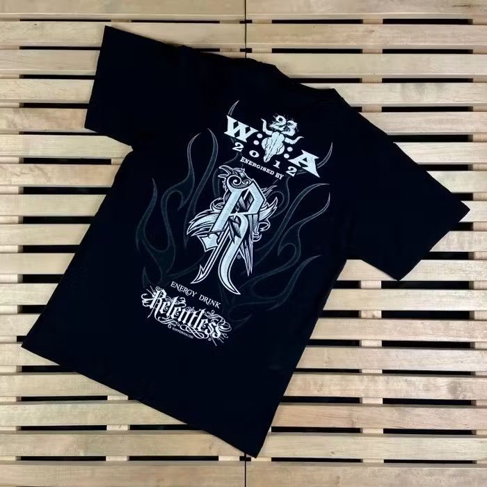 Band Tees Mens Vintage T Shirt Wacken Relentless 2012 Size M Festival Size US M / EU 48-50 / 2 - 5 Thumbnail