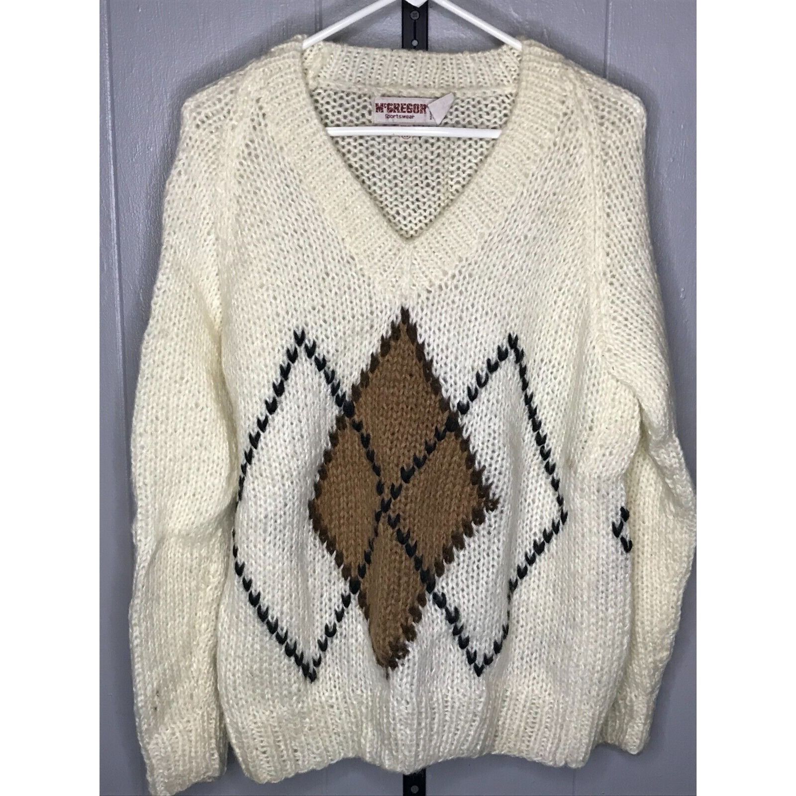 McGregor × Vintage Vintage McGregor Sportswear Wool Acrylic Pullover Crewneck S Size US M / EU 48-50 / 2 - 1 Thumbnail