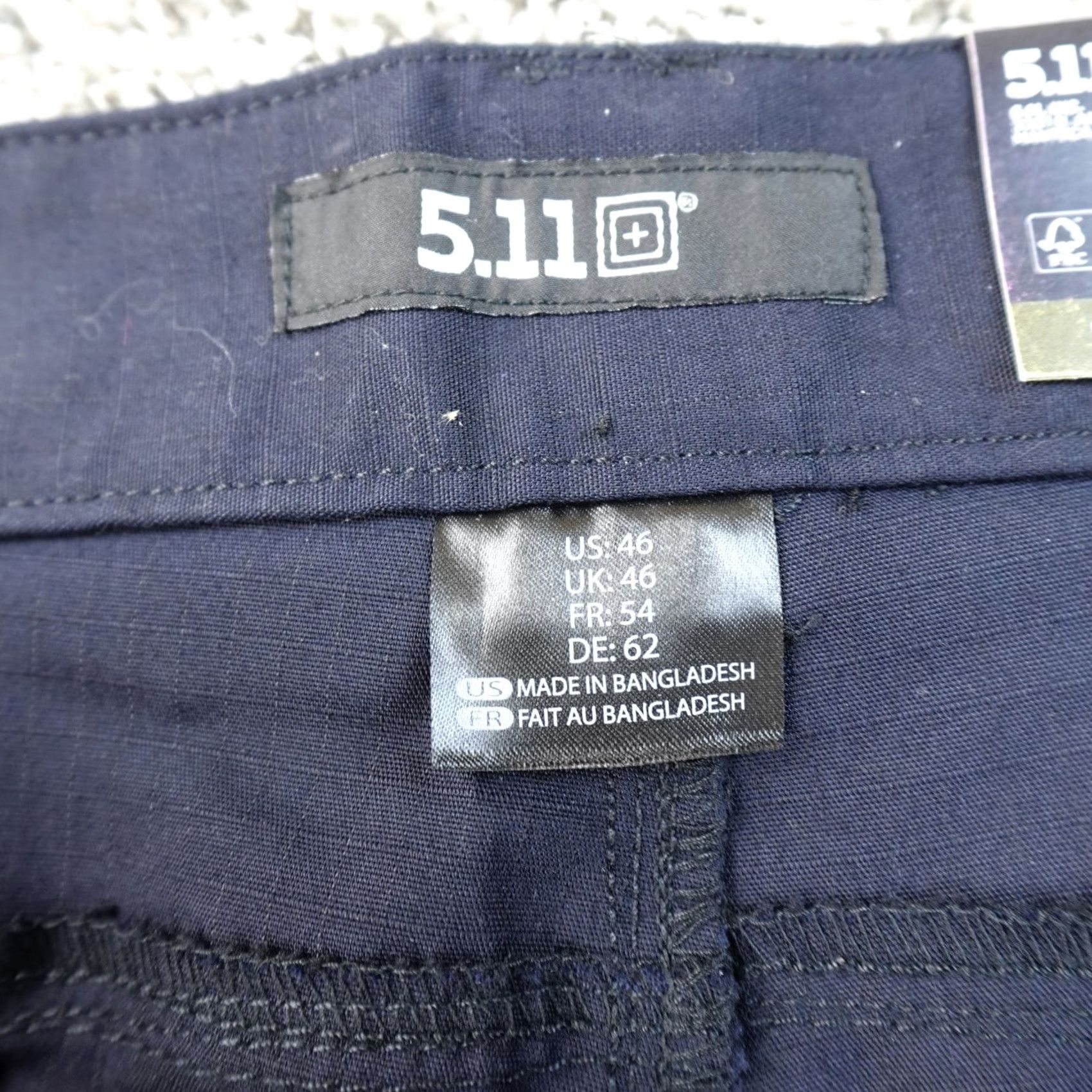 Vintage 5.11 Tactical Pants Mens 46X24 Blue Stryke Flex Tac Cargo Utility Stretch Pants Mens Regular Flat Front Cargo Pocket Cotton Polyester Blue 46 Size US 30 / EU 46 - 7 Thumbnail