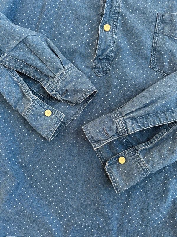 Levi's Vintage Clothing LVC 1920s Indigo dyed Sunset shirt small Size US S / EU 44-46 / 1 - 6 Thumbnail