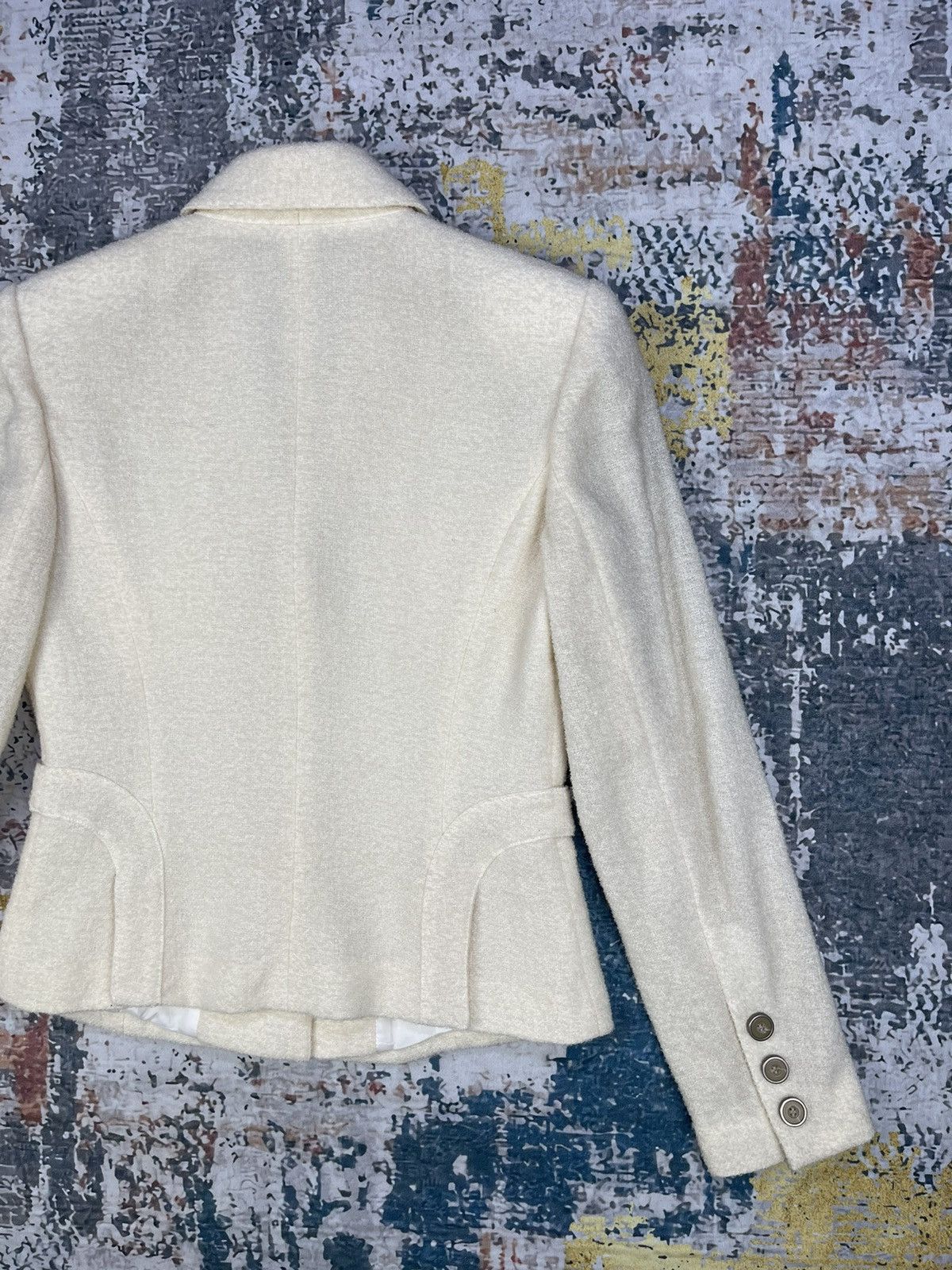 Karl Lagerfeld Karl Lagerfeld Single Breasted Notch Lapel Wool Size S / US 4 / IT 40 - 7 Thumbnail
