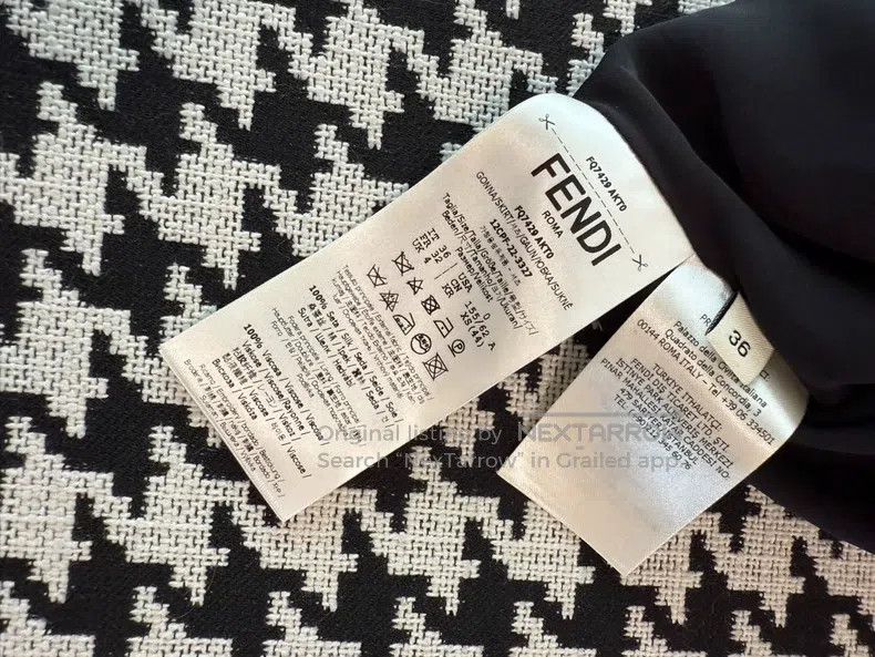 Fendi Fendi Fully Sequined Black Skirt Size 24" / US 00 / IT 34 - 7 Thumbnail