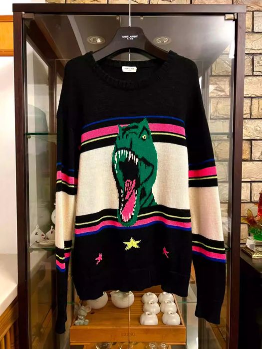 saint laurent dinosaur sweater Sweaters