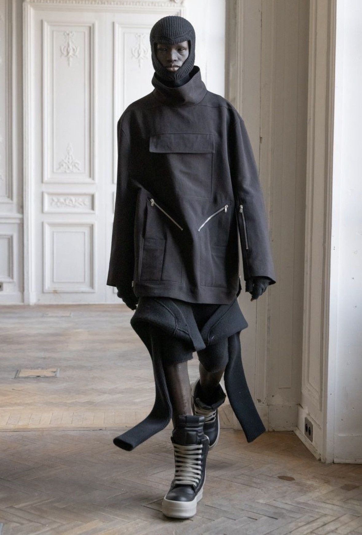 Rick Owens Rick Owens Porterville Runway Cashmere Balaclava Skull Mask Size ONE SIZE - 12 Thumbnail
