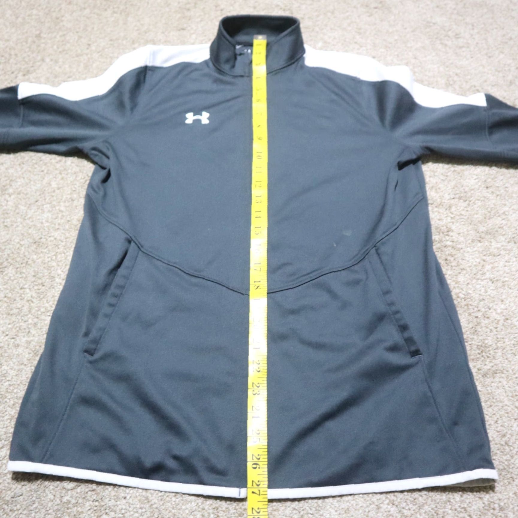 Under Armour Under Armour Shirt Women's Size S Gray Full Zip Mock Neck ColdGear Pullover Activewear 90s? Size S / US 4 / IT 40 - 6 Thumbnail