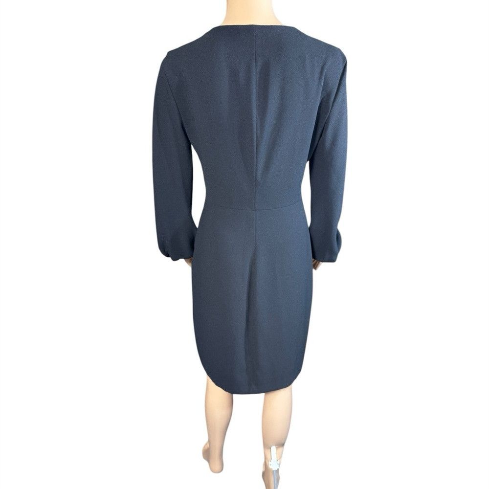 Zara NWT New Zara Black Long Sleeves V-Neck Mini Dress Size M Size M / US 6-8 / IT 42-44 - 5 Thumbnail
