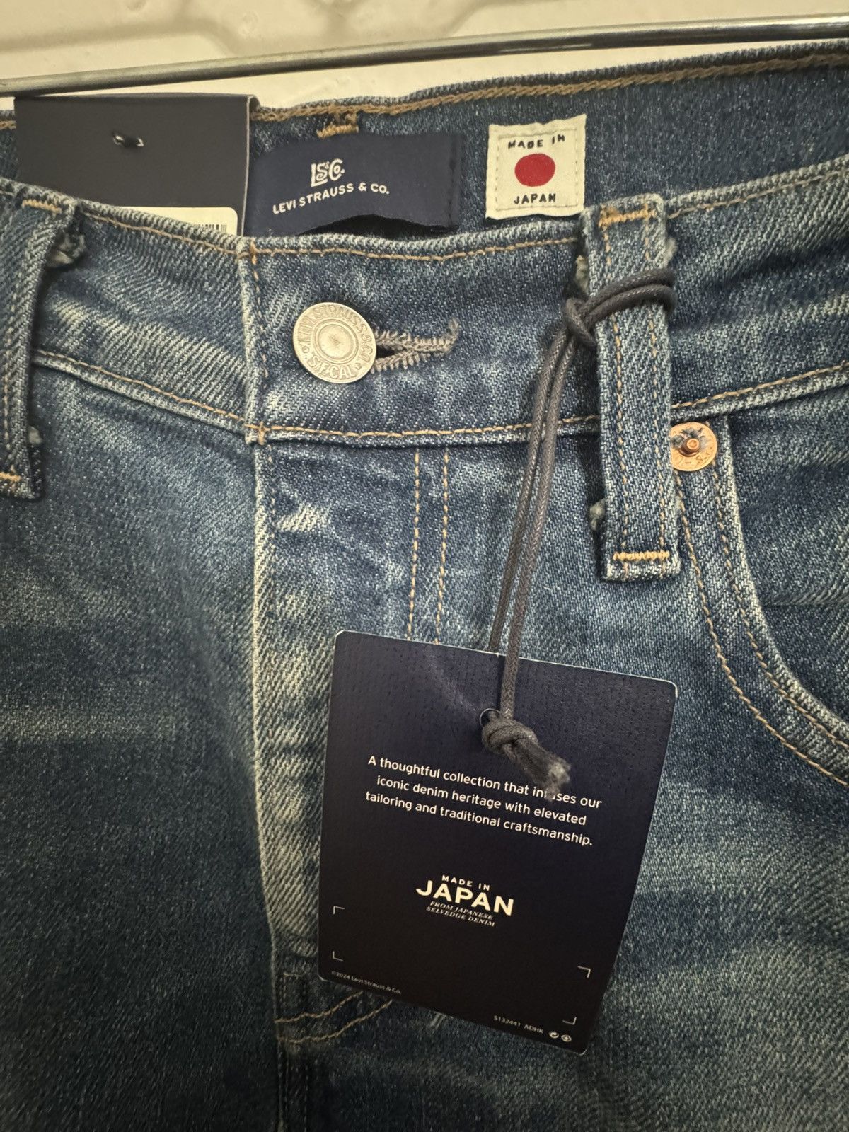 Levi's LEVI'S MADE IN JAPAN BLUE TAB 512 SLIM TAPER Size US 30 / EU 46 - 3 Thumbnail
