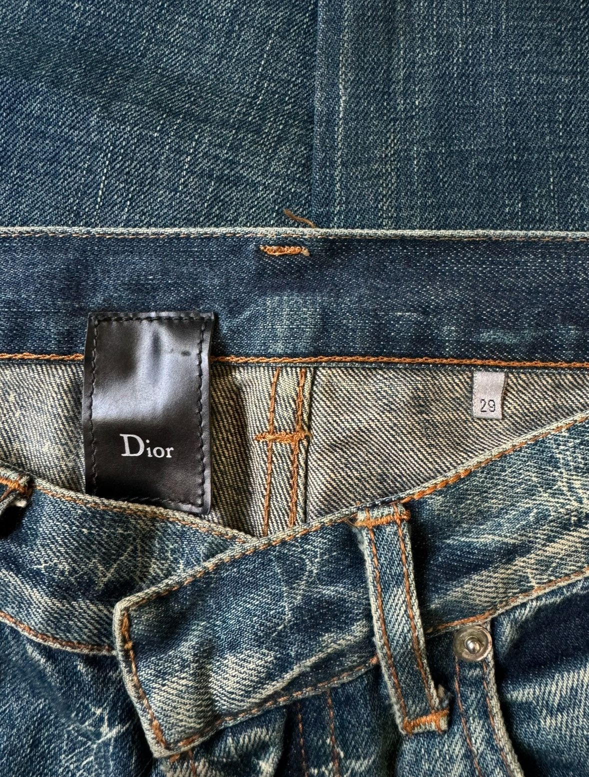 Dior Dior Homme SS07 Spider Web Denim | Grailed