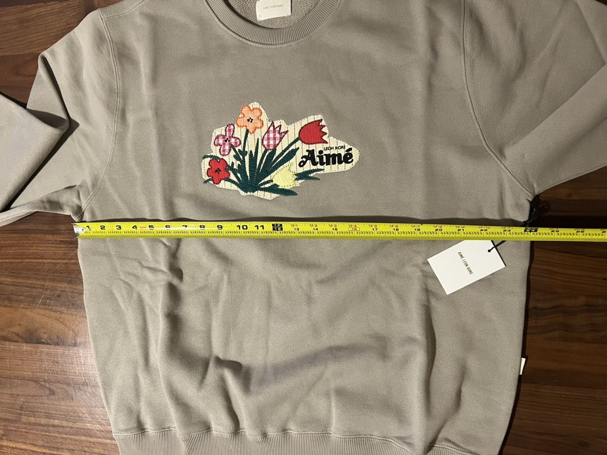 Aime Leon Dore Aime Leon Dore Floral Appliqué Bouquet Crewneck Sweatshirt Size US XL / EU 56 / 4 - 6 Thumbnail