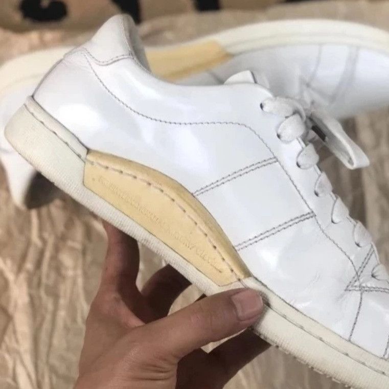 Visvim Foley folk leather white sneakers Size US 8 / EU 41 - 7 Thumbnail