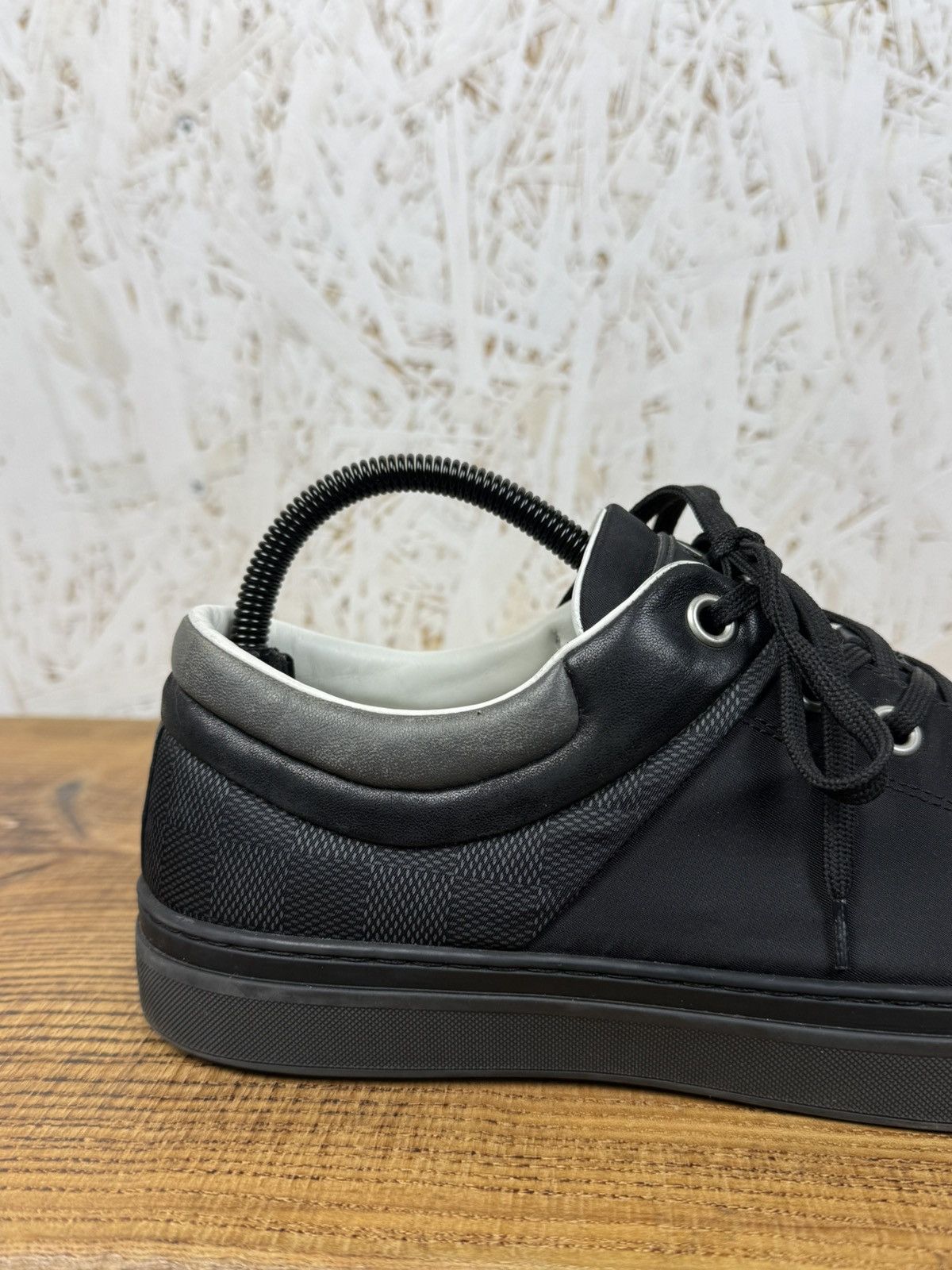 Louis Vuitton Louis Vuitton Nylon/Damier Graphite Sprinter Low Top Sneaker Size US 7.5 / EU 40-41 - 8 Thumbnail