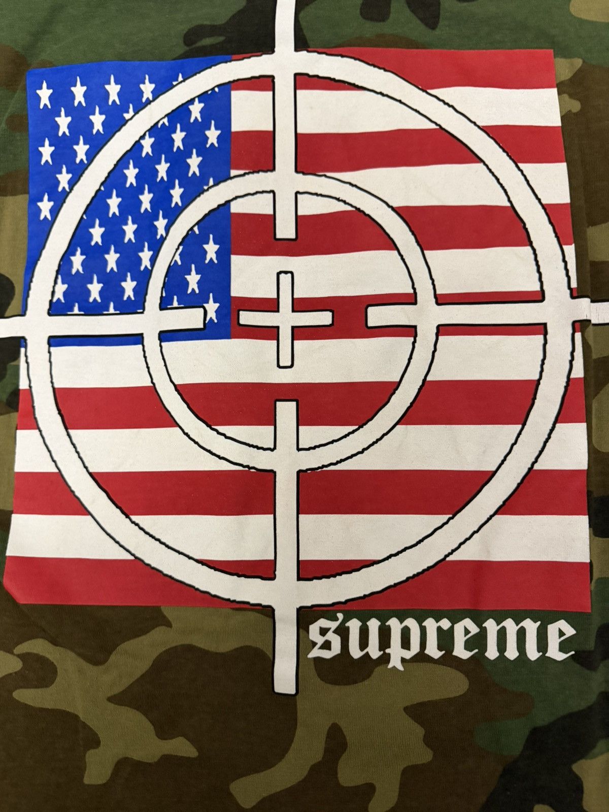 Supreme Supreme Camo Target tee Size US M / EU 48-50 / 2 - 3 Thumbnail