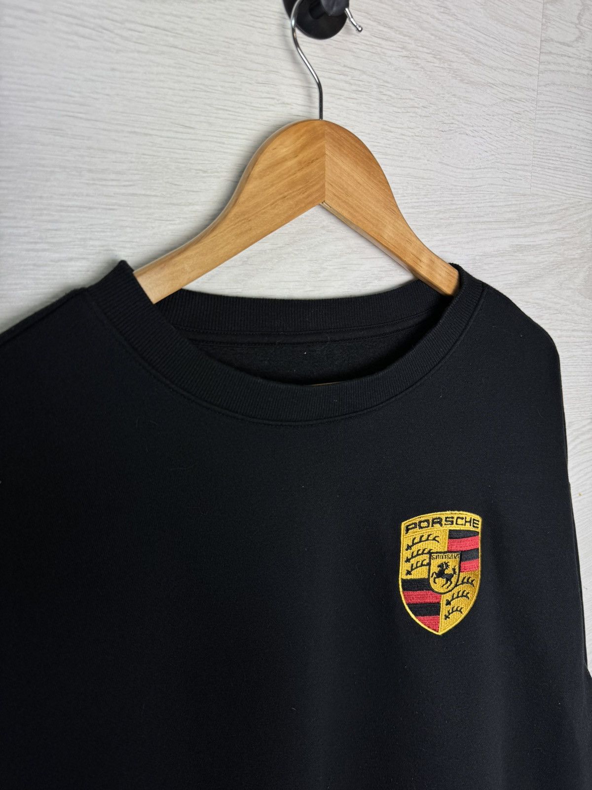 Vintage Vintage Porsche Logo Sweatshirt Racing Size US XL / EU 56 / 4 - 6 Thumbnail