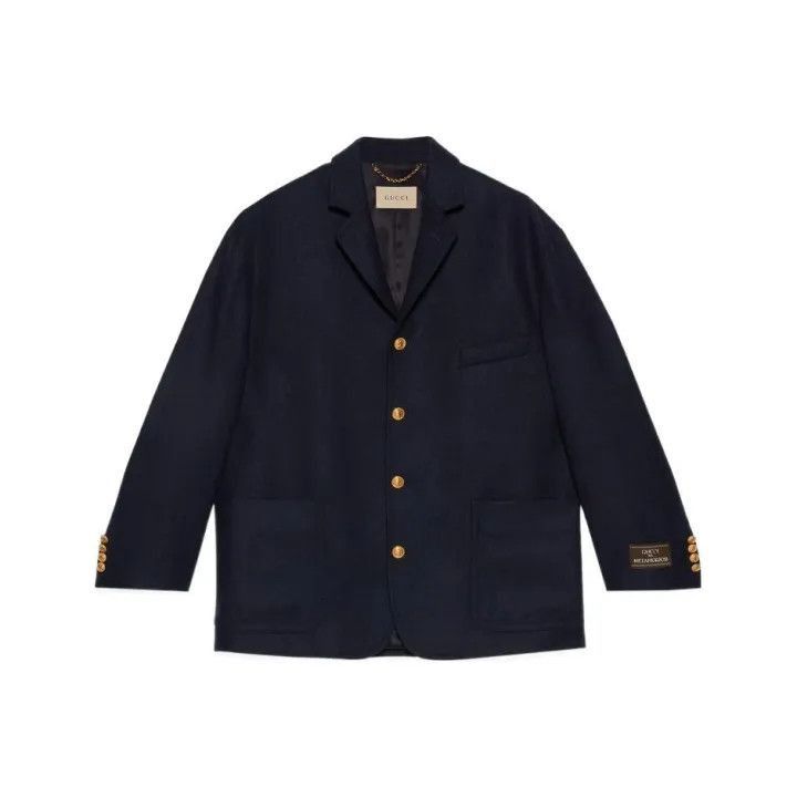 Gucci Gucci Gucci SS23 Solid Color Long Sleeve Jacket -2506 Size US XXL / EU 58 / 5 - 1 Thumbnail