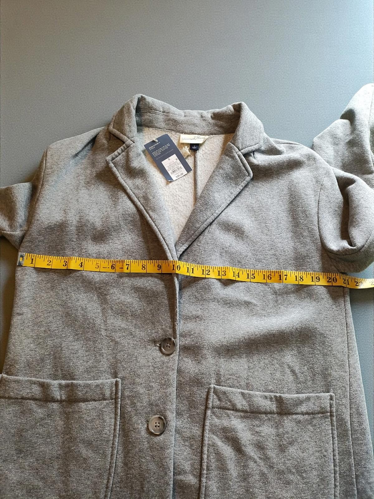 Other Universal Thread Heather Gray Knit Blazer Jacket Size Small Size S / US 4 / IT 40 - 6 Thumbnail