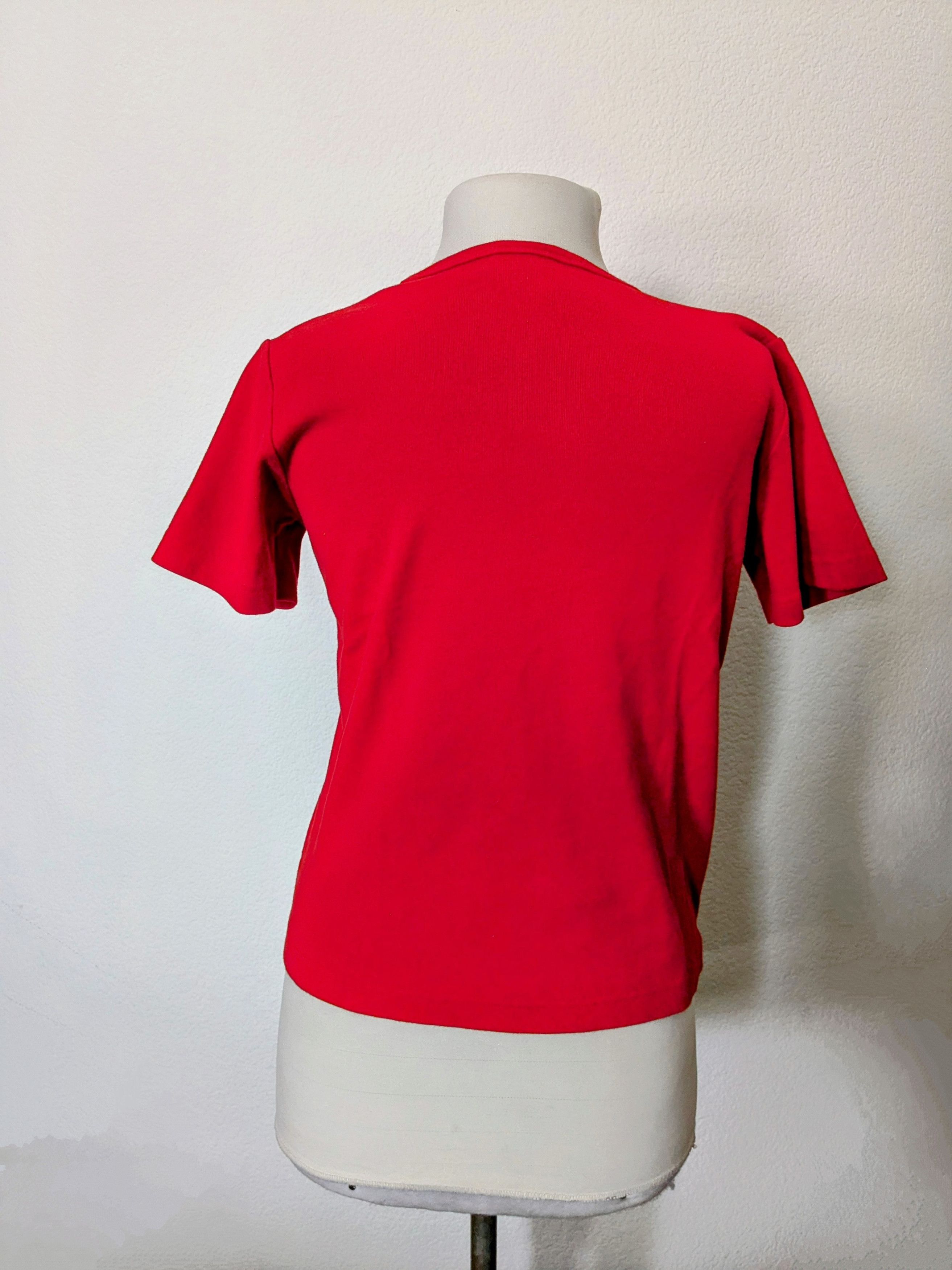 Designer Charter Club Top Womens Pullover Shirt Blouse Pima Red Size S / US 4 / IT 40 - 4 Thumbnail