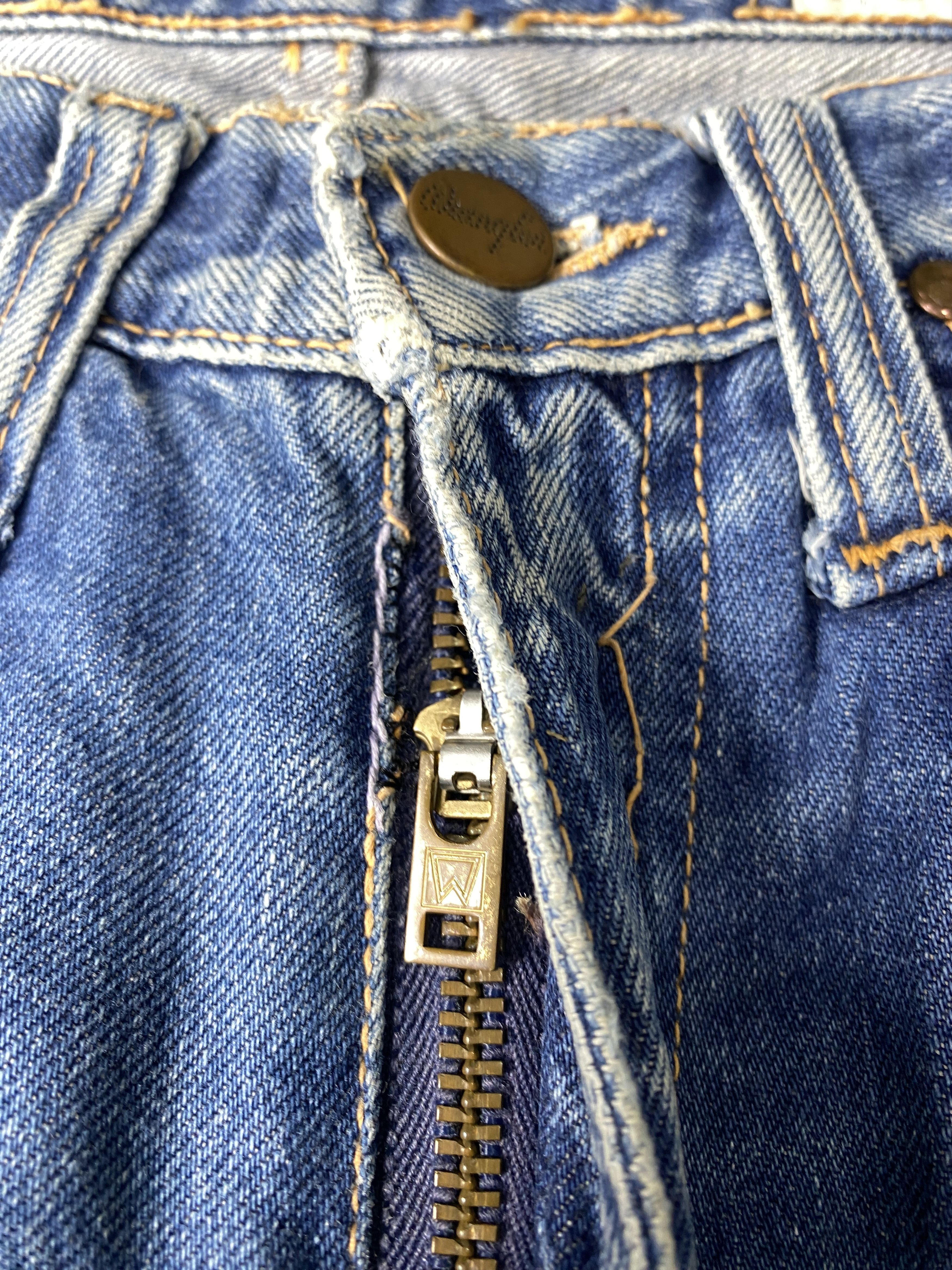 Vintage Vintage Wrangler Faded Blue Jeans CP0074 Size US 28 / EU 44 - 4 Thumbnail