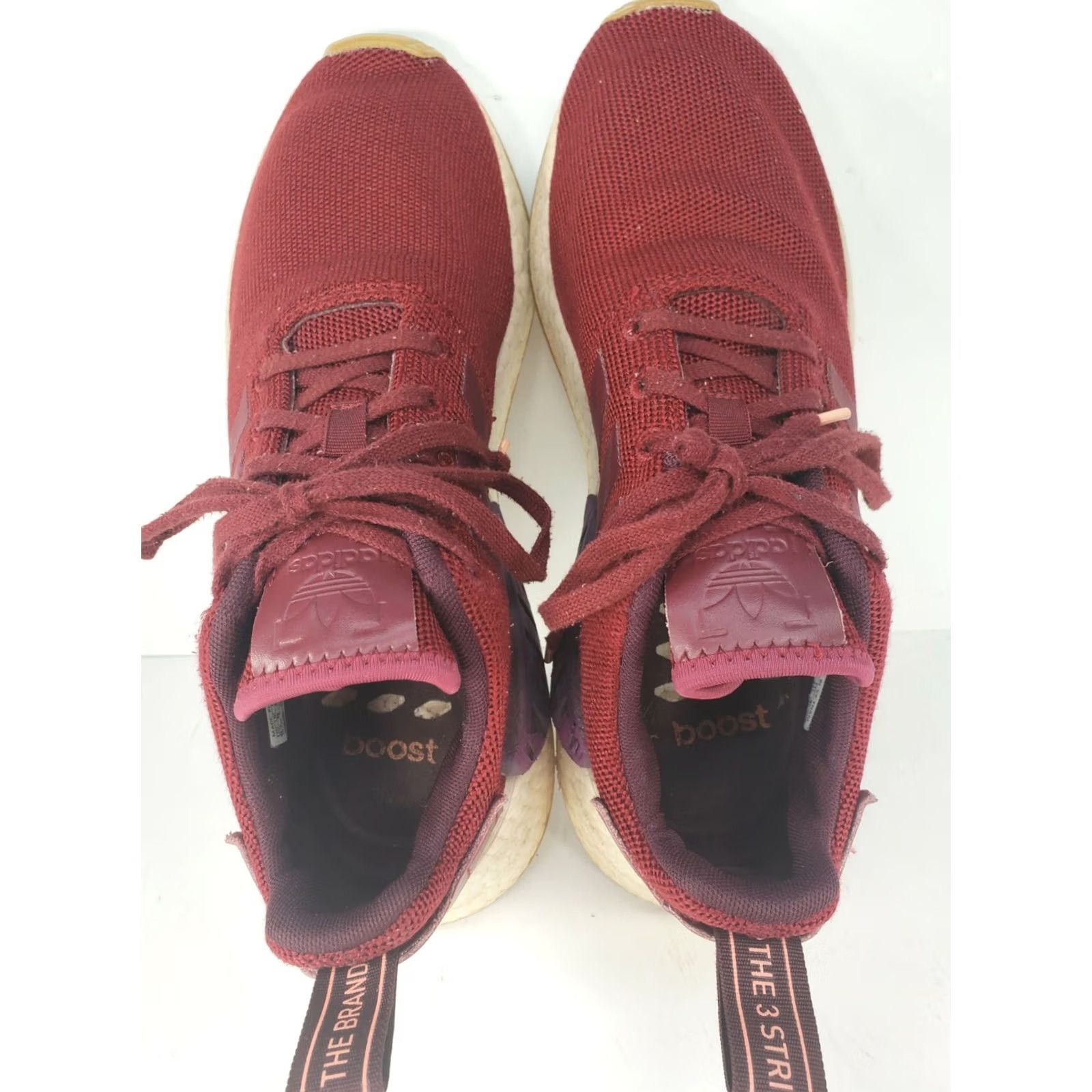 Adidas Adidas NMD R2 Sneaker Mens 9.5M Burgundy Ultraboost CQ2404 Athletic Casual Shoes Size US 9 / EU 42 - 6 Thumbnail