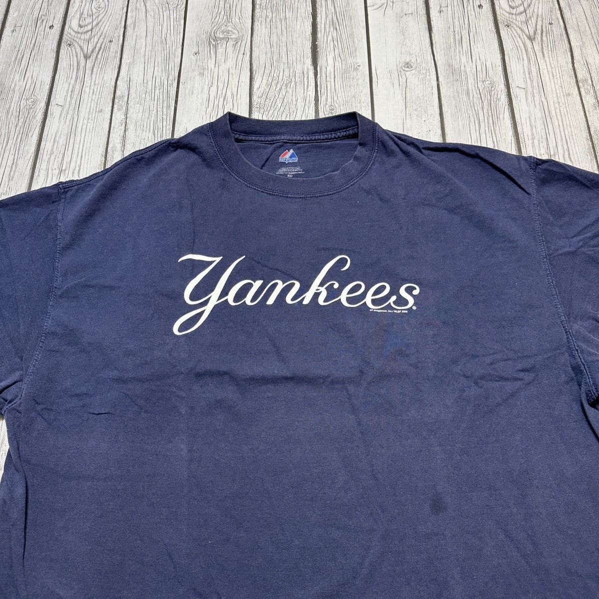 MLB × Majestic × New York Yankees New York Yankees tee Size US XXL / EU 58 / 5 - 3 Thumbnail
