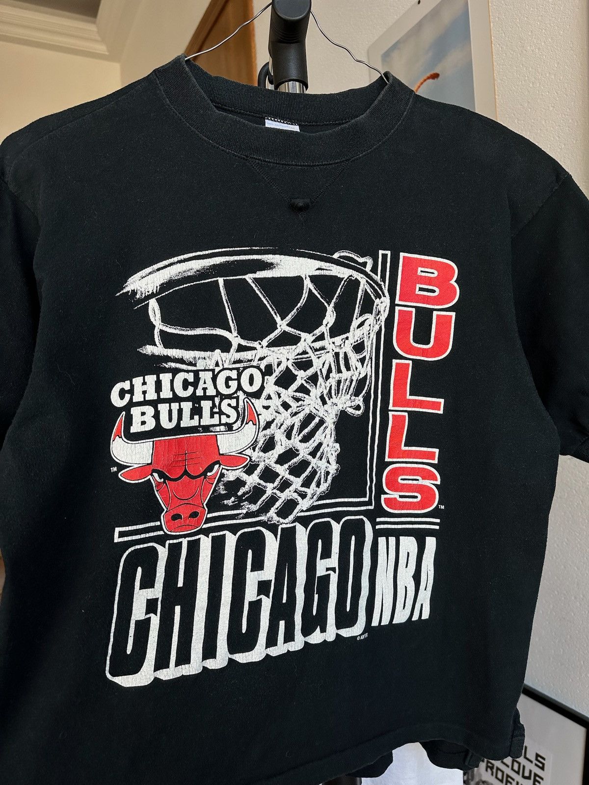 NBA × Vintage Vintage Chicago Bulls tshirt Championship Tee Size US M / EU 48-50 / 2 - 5 Thumbnail