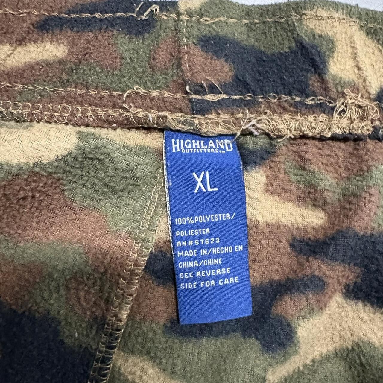 Highland Crazy Vintage Y2K/2000s Super Baggy Wideleg Highland Camo Grunge Sweatpants! Size US 40 / EU 56 - 7 Thumbnail