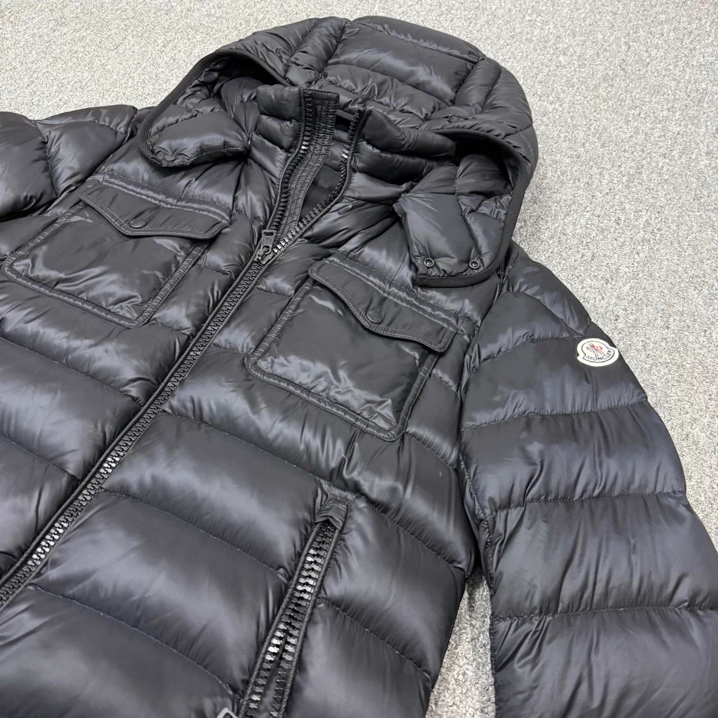 Moncler Moncler Edward puffer jacket black double pocket 3 95 New Size US L / EU 52-54 / 3 - 3 Thumbnail