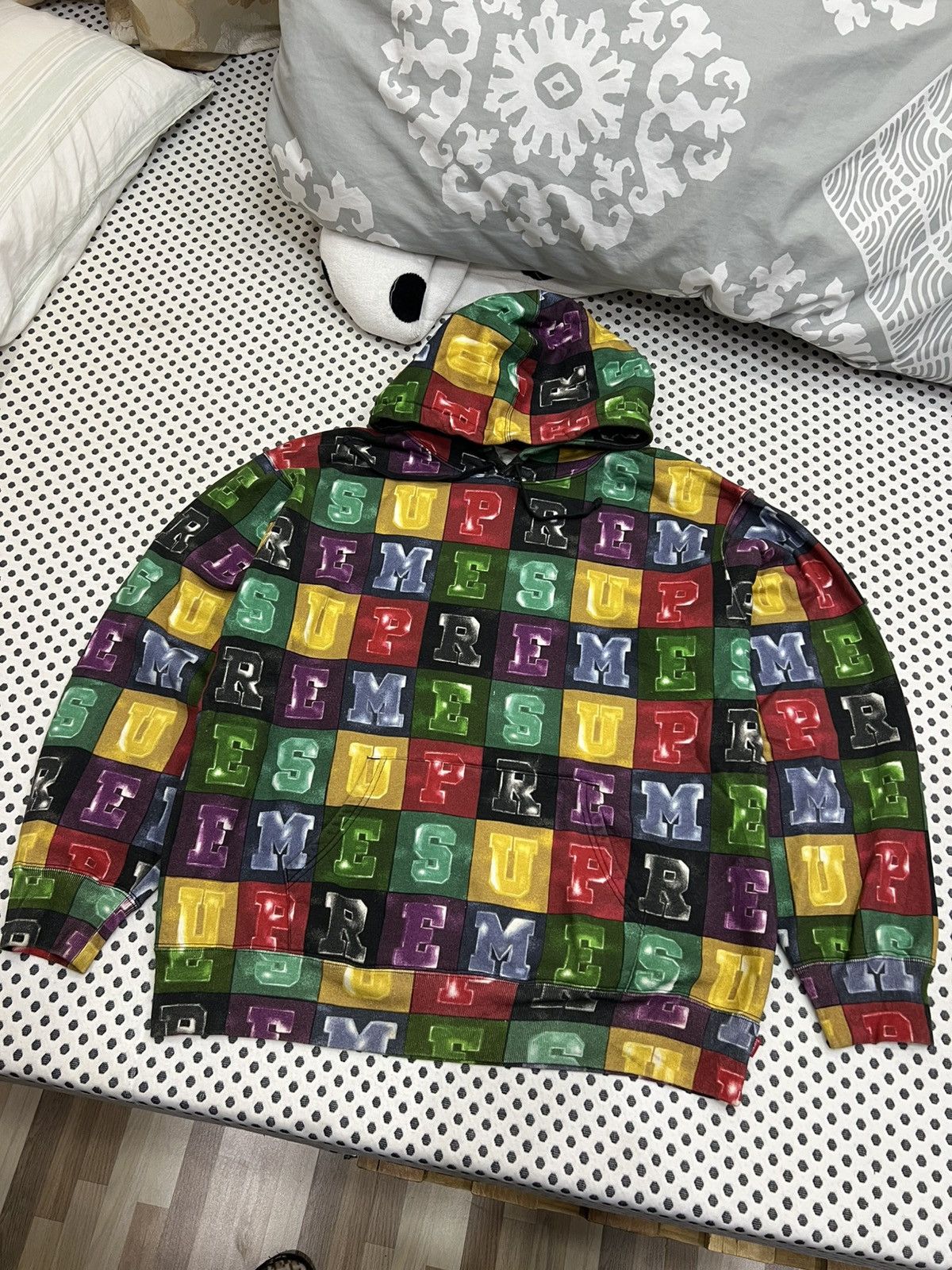 Supreme Supreme blocks hoodie. Size US XL / EU 56 / 4 - 1 Thumbnail