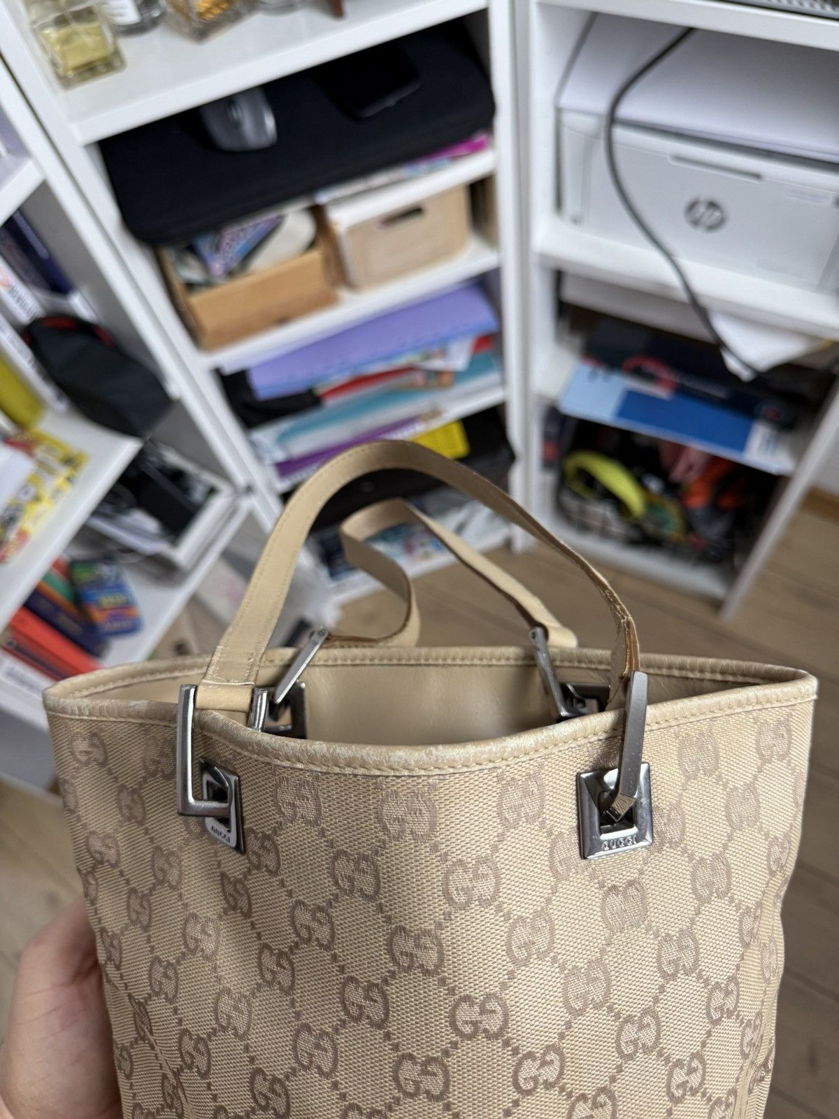 Designer × Gucci × Vintage Vintage y2k Gucci bucket hand bag monogram old money luxury Size ONE SIZE - 10 Thumbnail