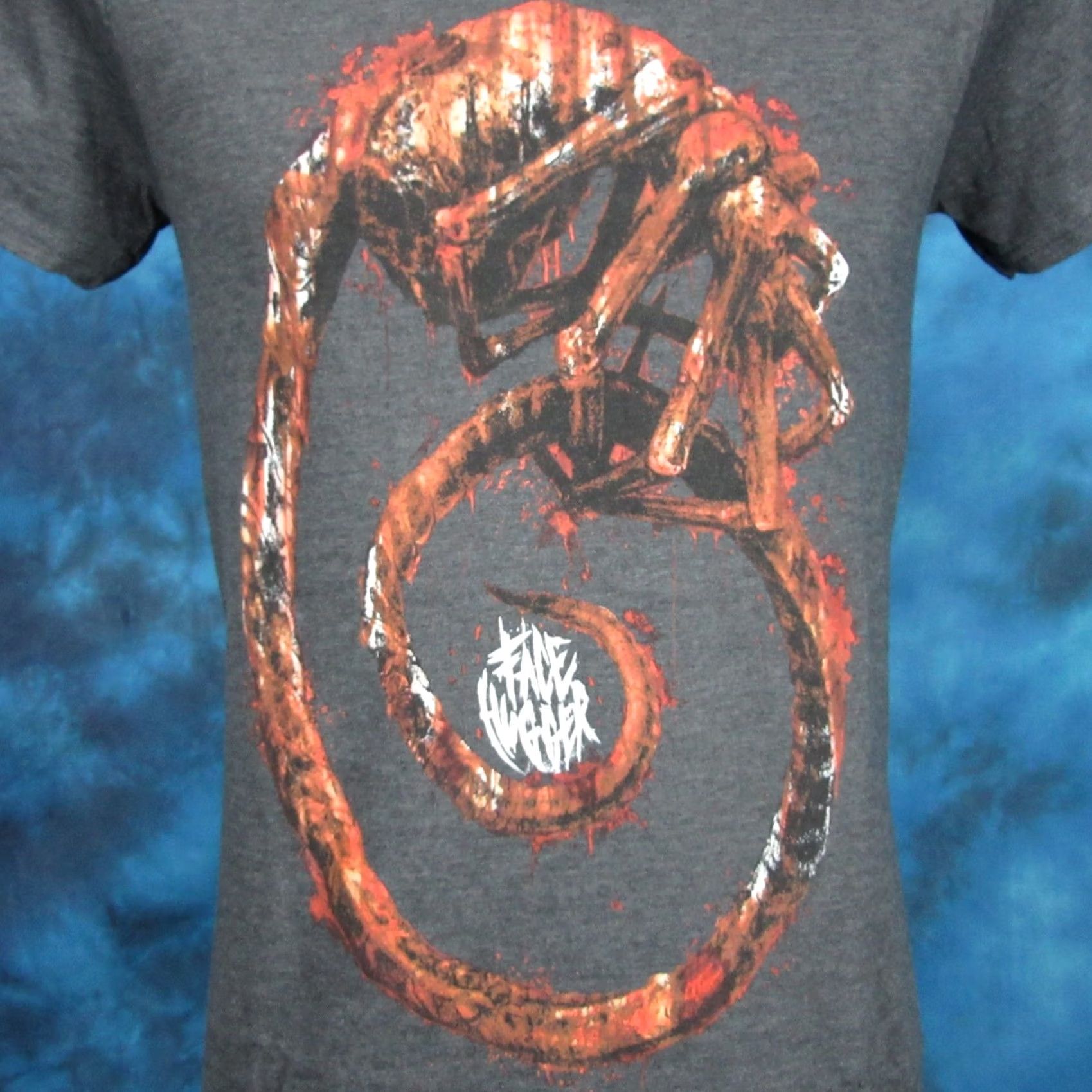 Vintage Fright Rags T-Shirt Shirt Mens Small Gray Alien Covenant Face Hugger 80s 90s Horror Sci Fi Size US S / EU 44-46 / 1 - 2 Thumbnail