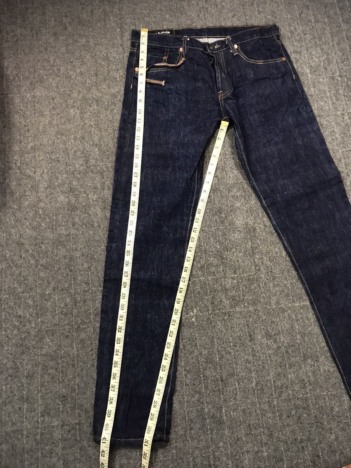 Denime Rare S.h.owin Showin Company Indigo Denim Selvedge Jeans Size US 32 / EU 48 - 14 Thumbnail