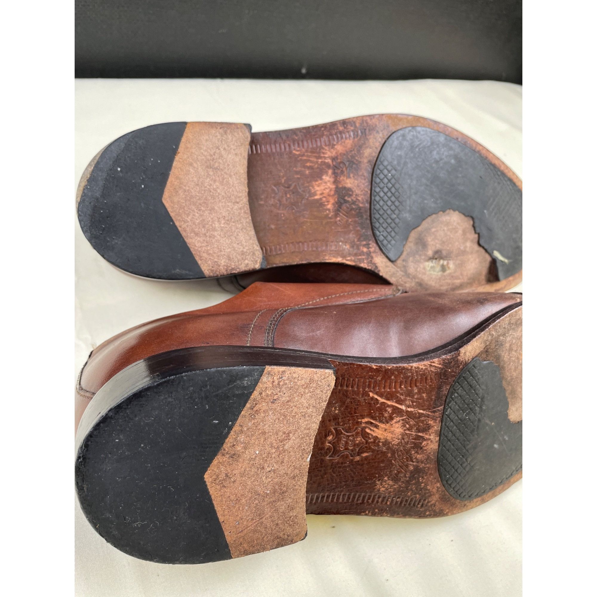 Tasso Elba Tasso Elba Men's Brown Leather Shoes/Cap toe Oxfords Size 9. Size US 9.5 / EU 42-43 - 9 Thumbnail