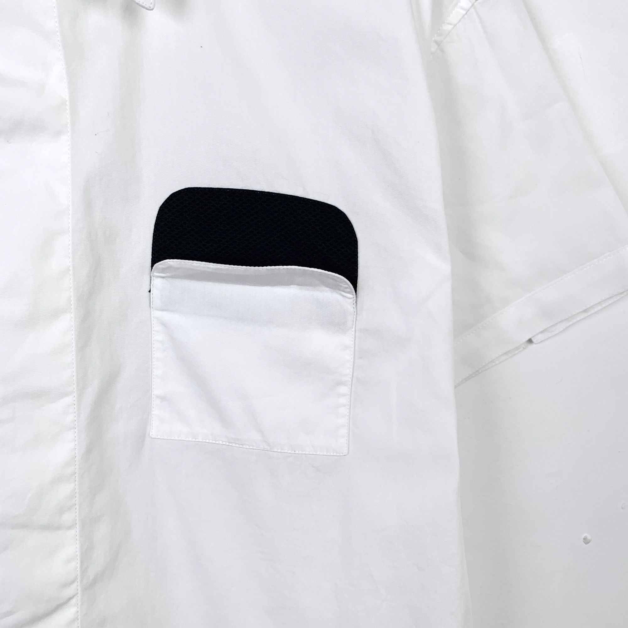 Dior Dior White Pocket Design Cotton Short-Sleeve Shirt (Size 39) Size US XXS / EU 40 - 5 Thumbnail