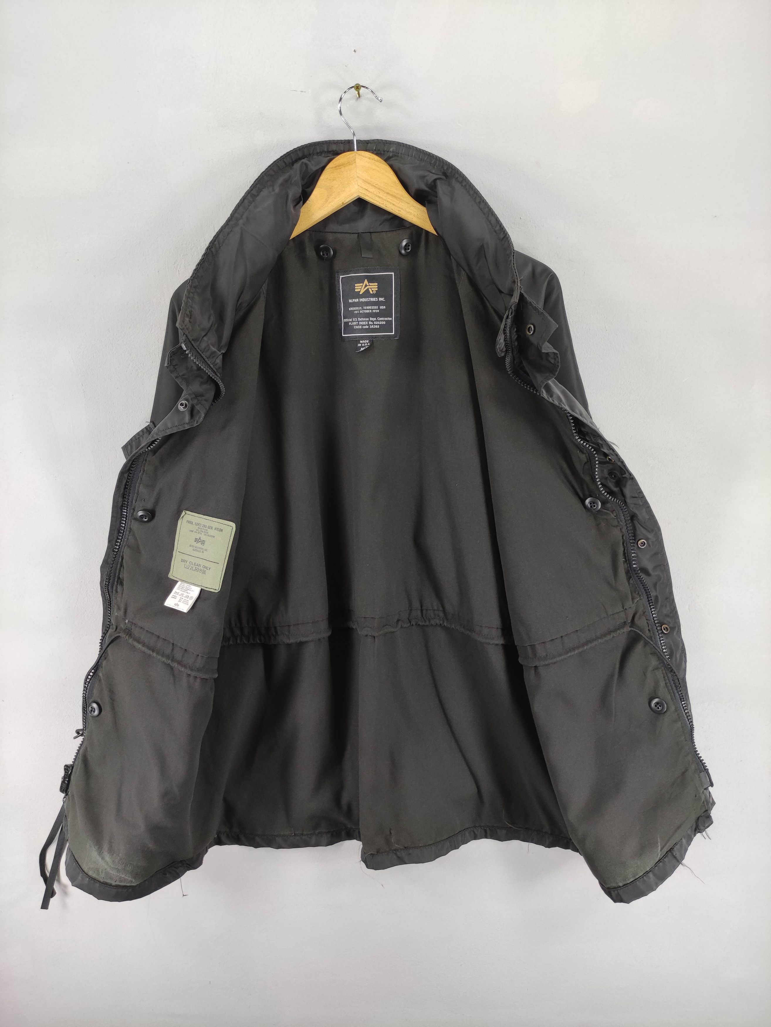 Alpha Industries Vintage Alpha Industries Parka Jacket With Hoodie Size US M / EU 48-50 / 2 - 7 Thumbnail