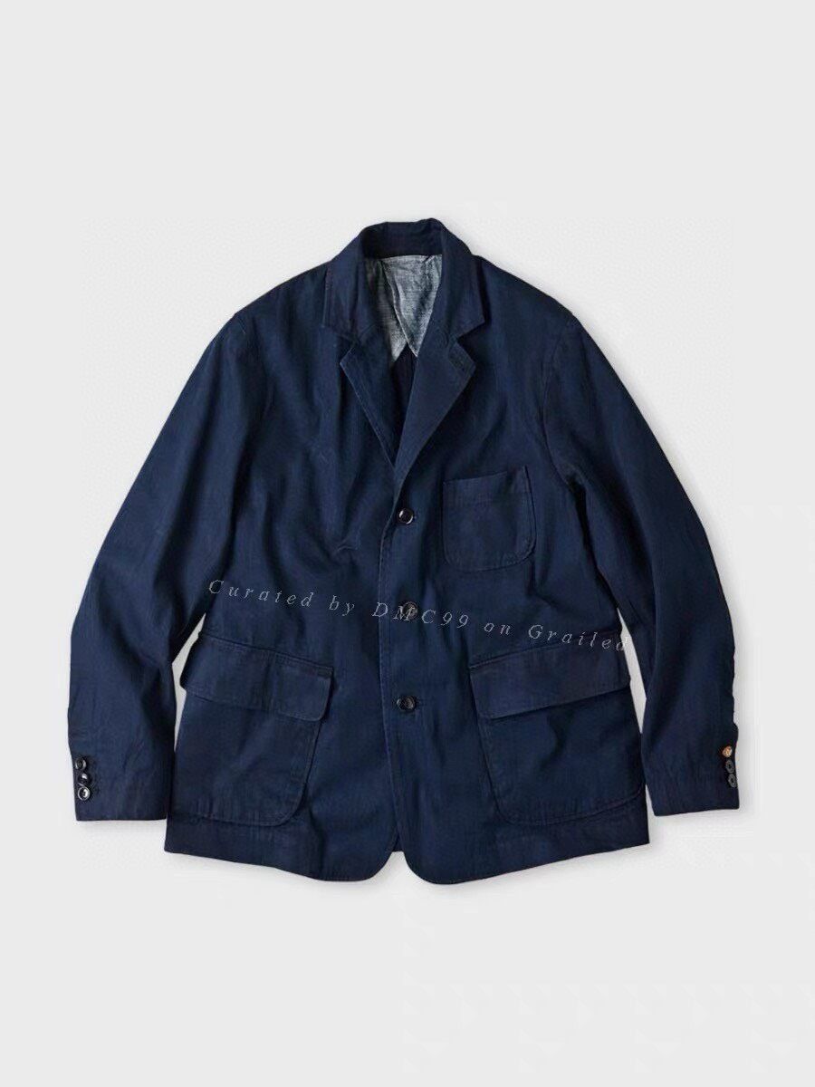 45rpm 45R Retro Blue Denim Blazer Unisex Size US S / EU 44-46 / 1 - 1 Thumbnail