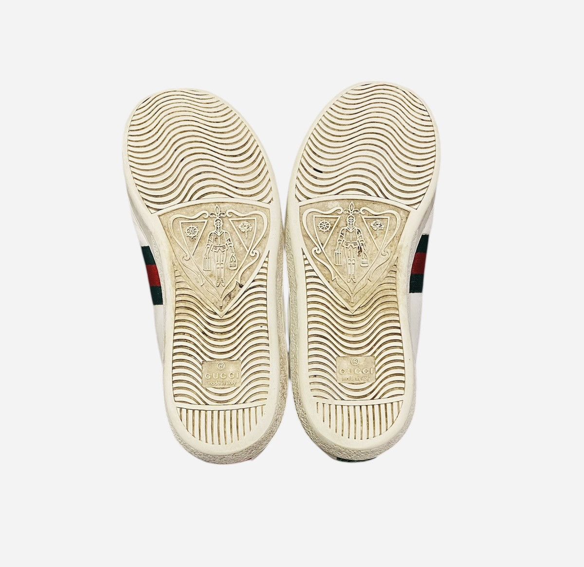 Gucci Gucci Ace Sneakers White Leather With Bee Size US 11 / IT 41 - 4 Thumbnail