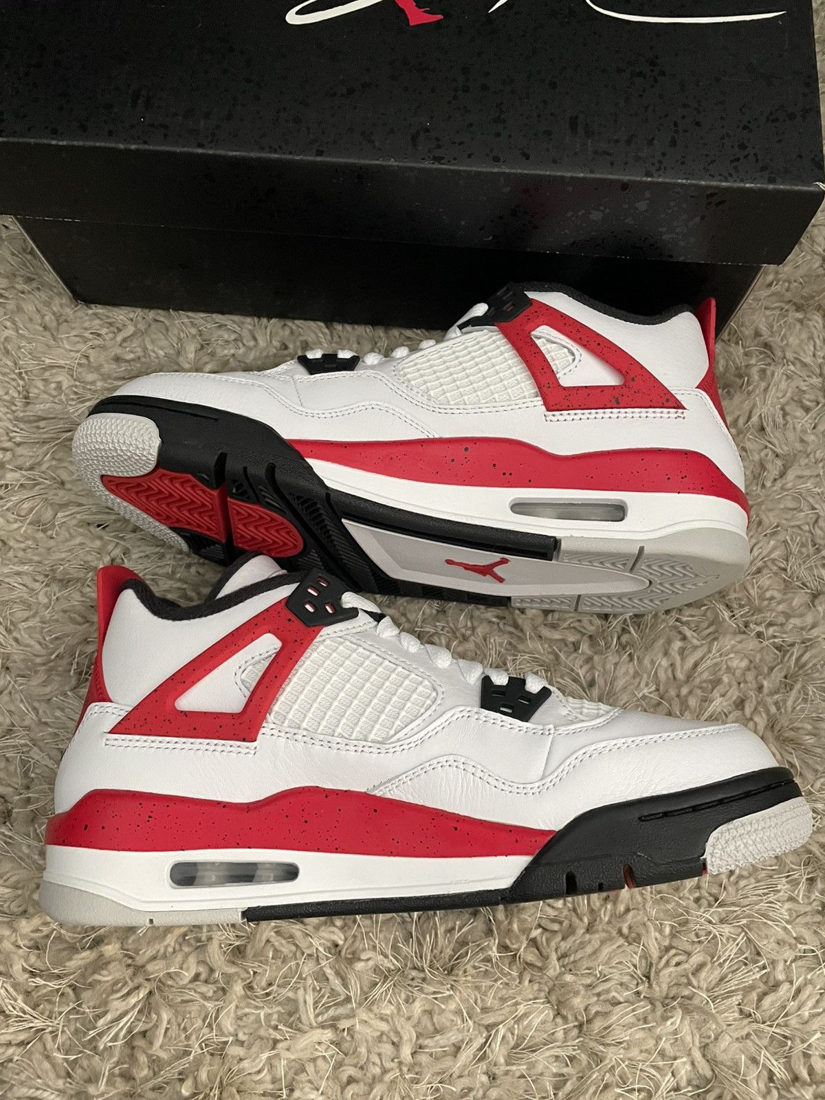 Jordan Brand Jordan 4 Red Cement Size US 6 / EU 39 - 3 Thumbnail