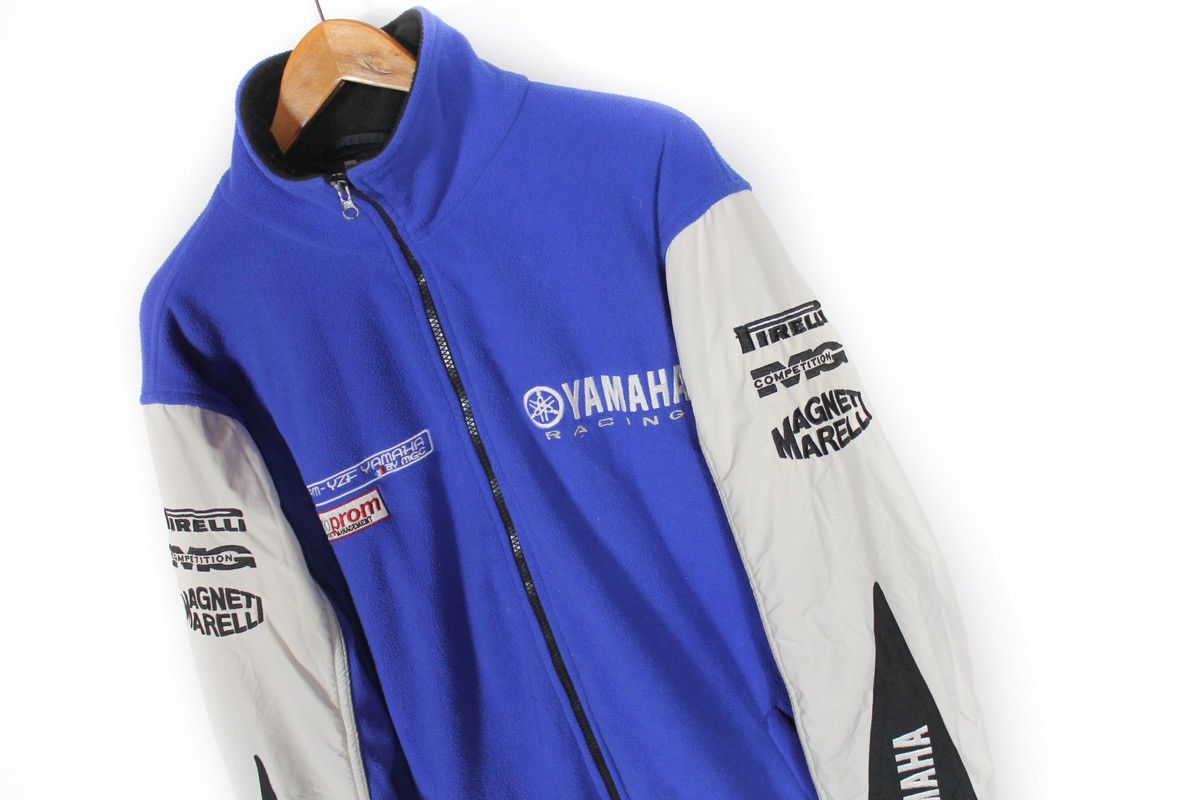 Vintage × Yamaha Yamaha Racing MG Competition Blue Fleece Jacket Size XL Size US XL / EU 56 / 4 - 2 Thumbnail