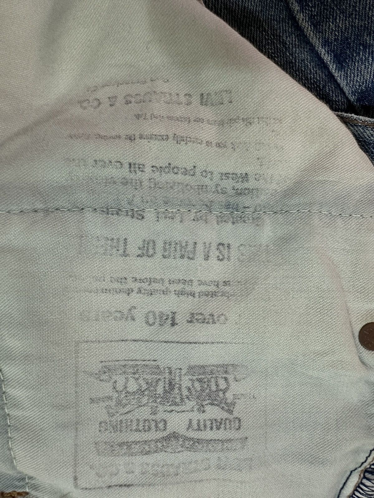 If Six Was Nine × Levi's Vintage Clothing × Vintage Vintage Levi’s Selvedge Distressed Denim Pant Size US 31 - 9 Thumbnail