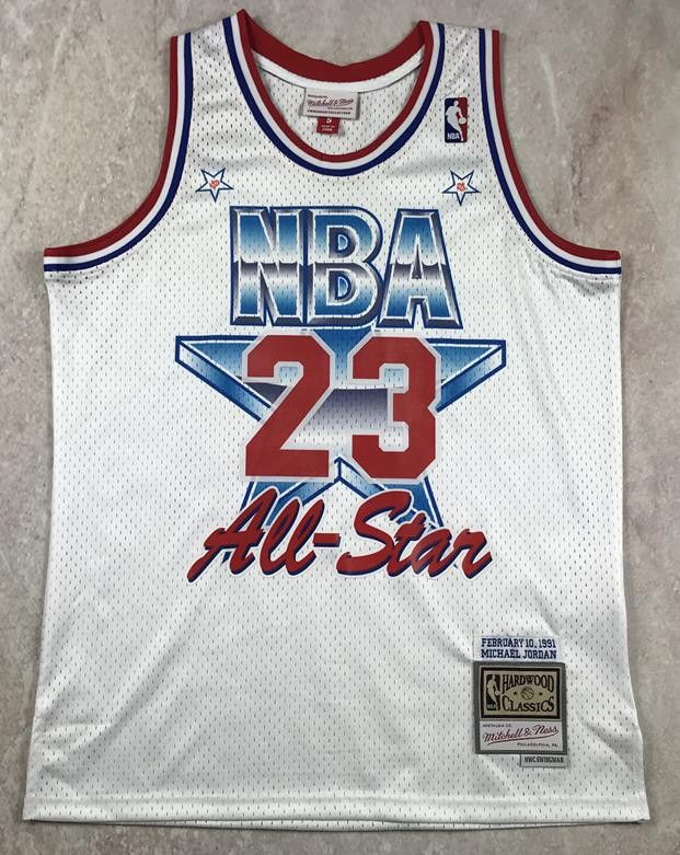 NBA 23 Michael Jordan Jersey 1993 NBA All Star Jersey Size US L / EU 52-54 / 3 - 1 Thumbnail