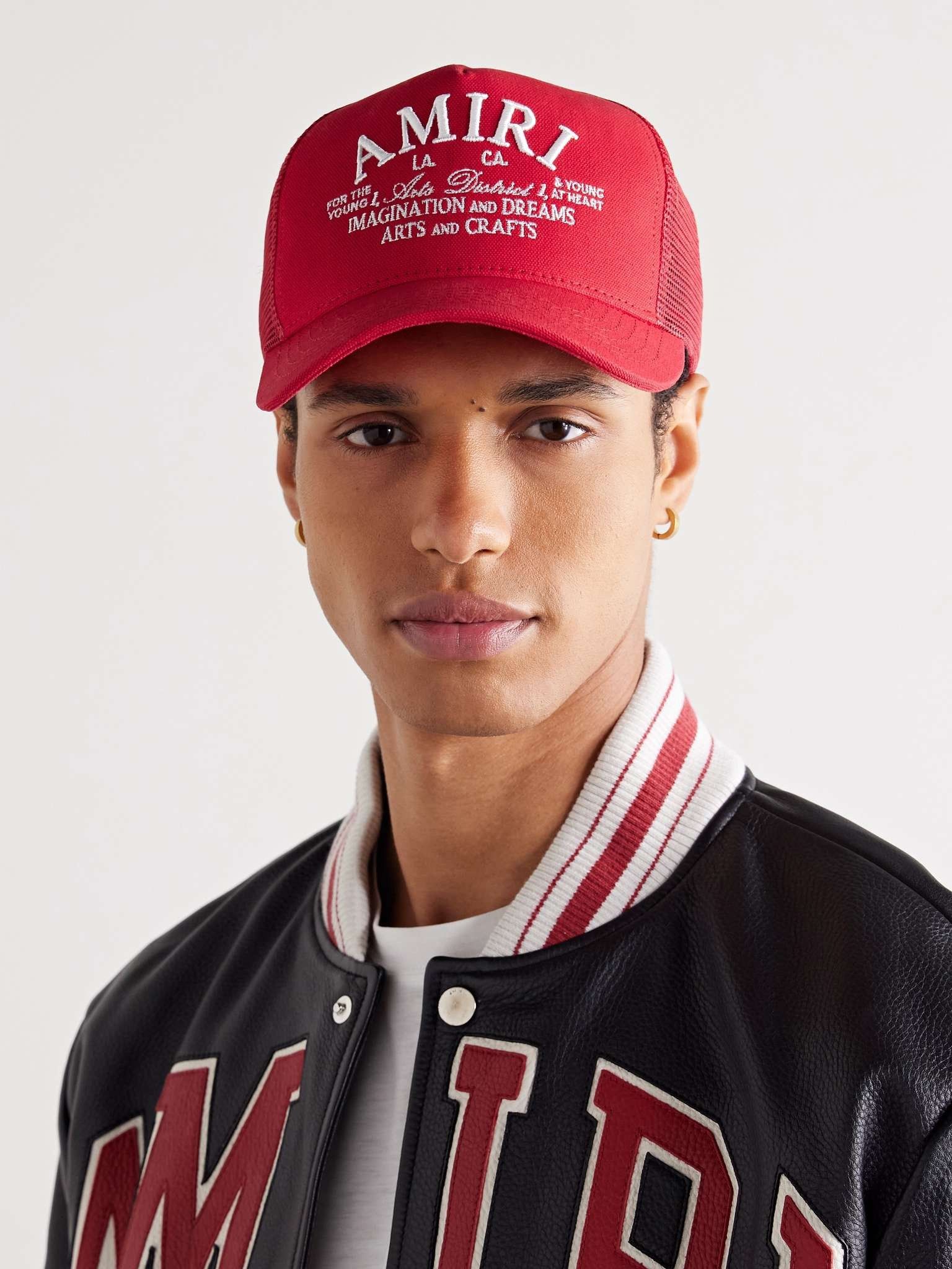 Amiri o1s1wg110725 Size: OS / Arts District Logo Cap / Hat in Red Size ONE SIZE - 3 Thumbnail