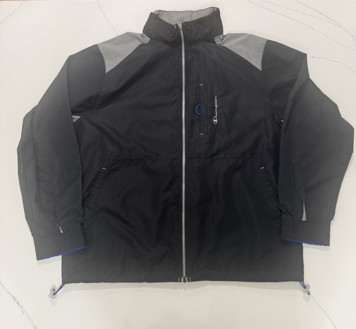 Champion Y2K Champion Warm Up Windbreaker Jacket 🏁 Size US L / EU 52-54 / 3 - 1 Thumbnail